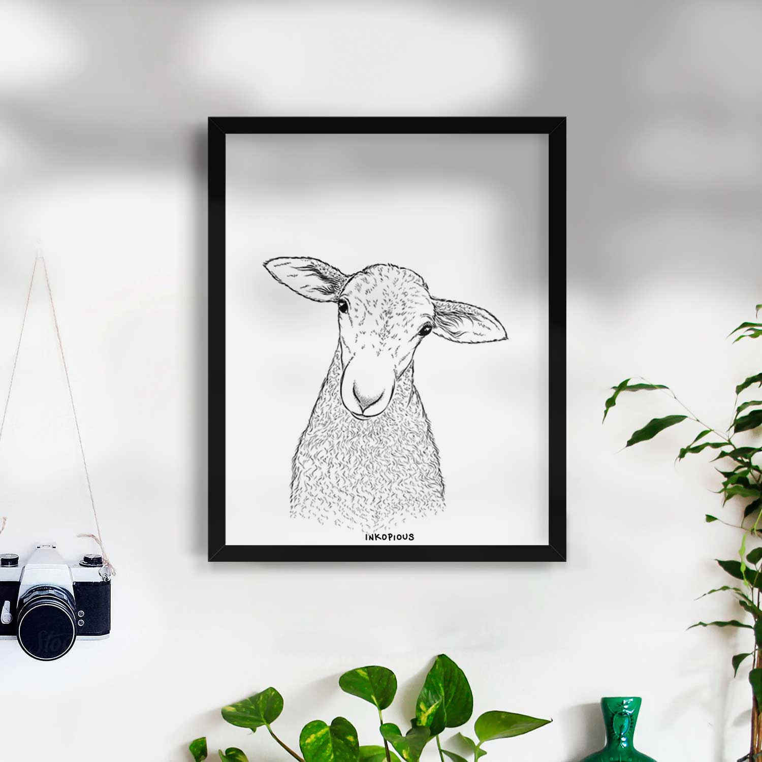 Ivy the Lamb Art Print