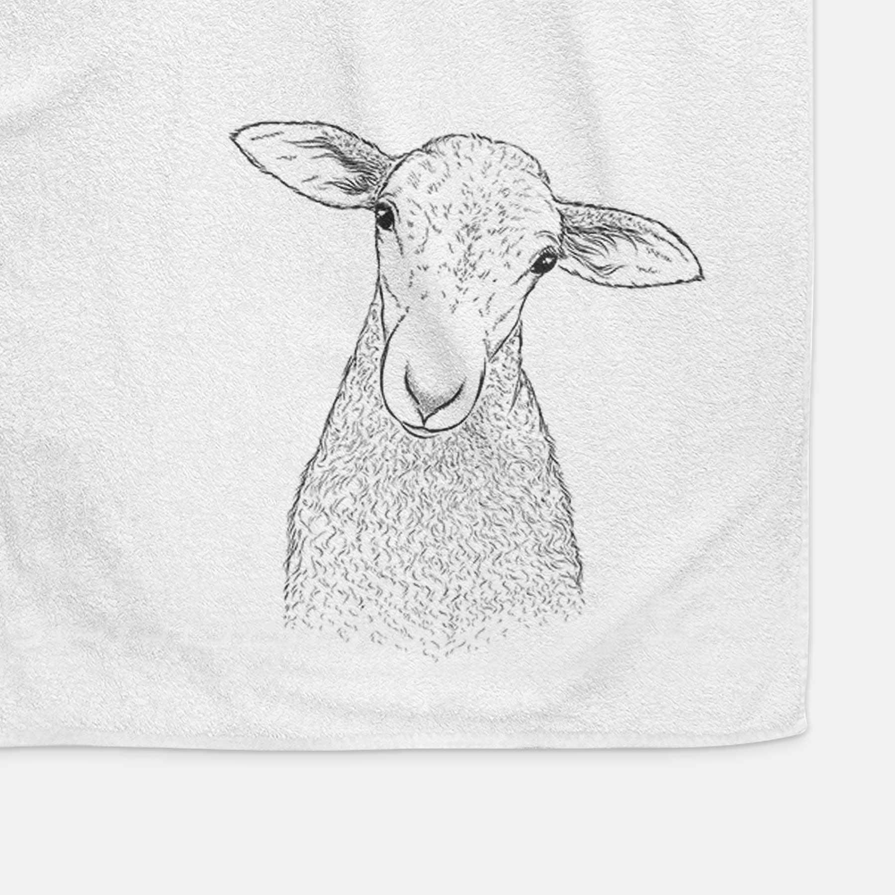 Ivy the Lamb Decorative Hand Towel