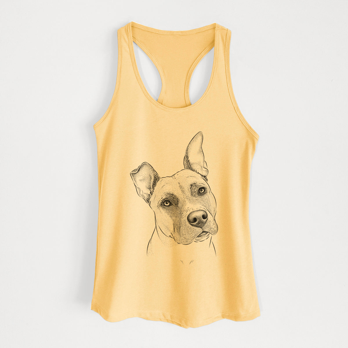 Ivy the Pitbull Mix - Women's Racerback Tanktop