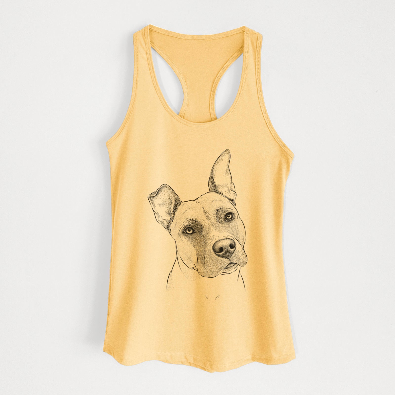 Ivy the Pitbull Mix - Women's Racerback Tanktop