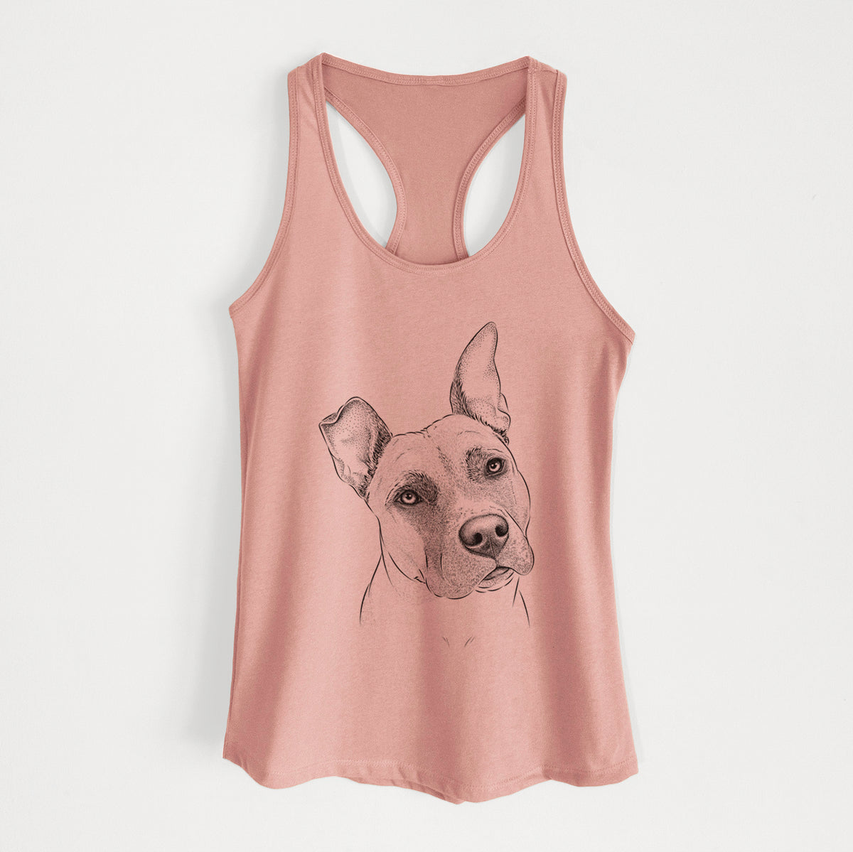 Ivy the Pitbull Mix - Women's Racerback Tanktop
