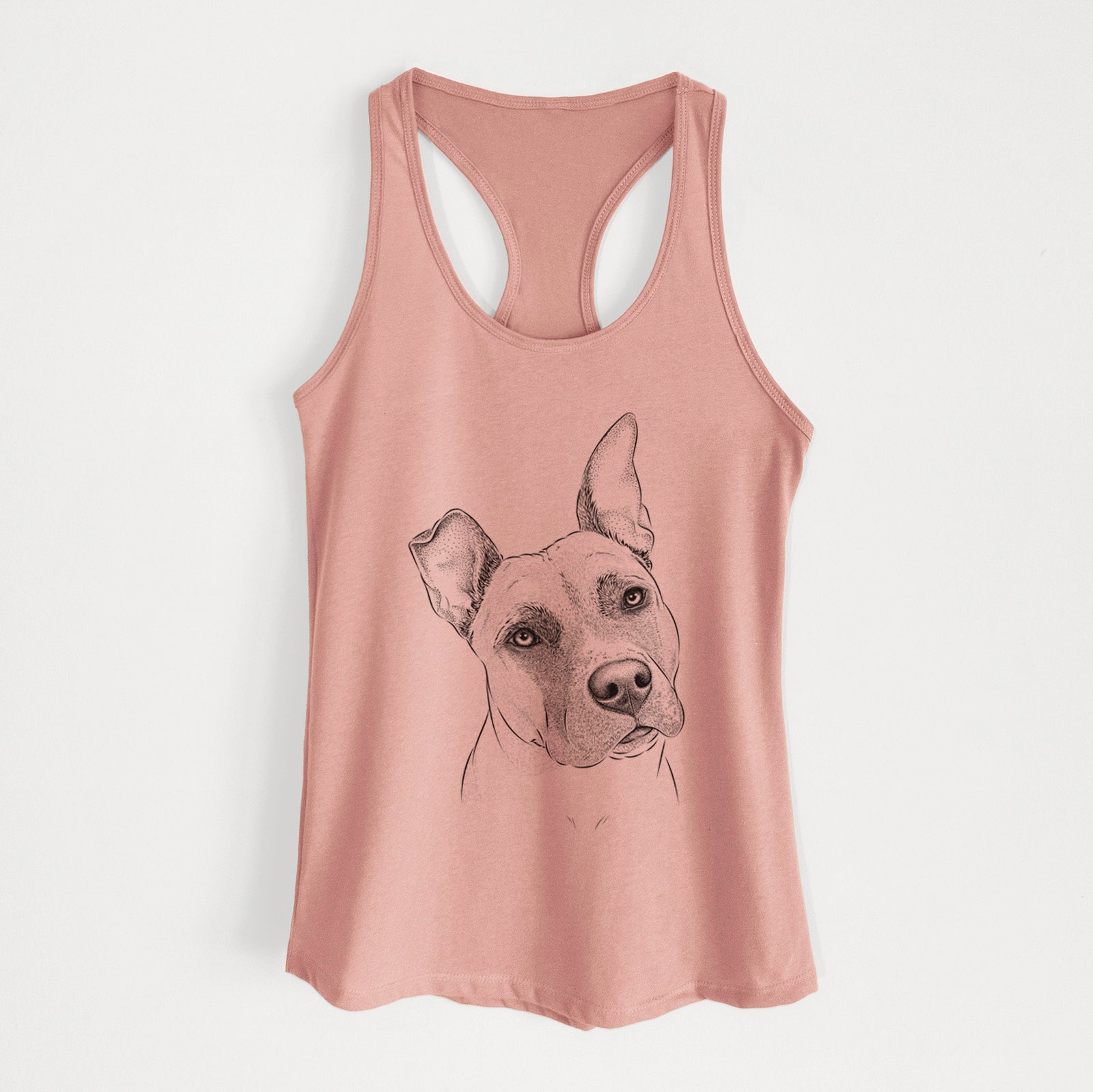 Ivy the Pitbull Mix - Women's Racerback Tanktop