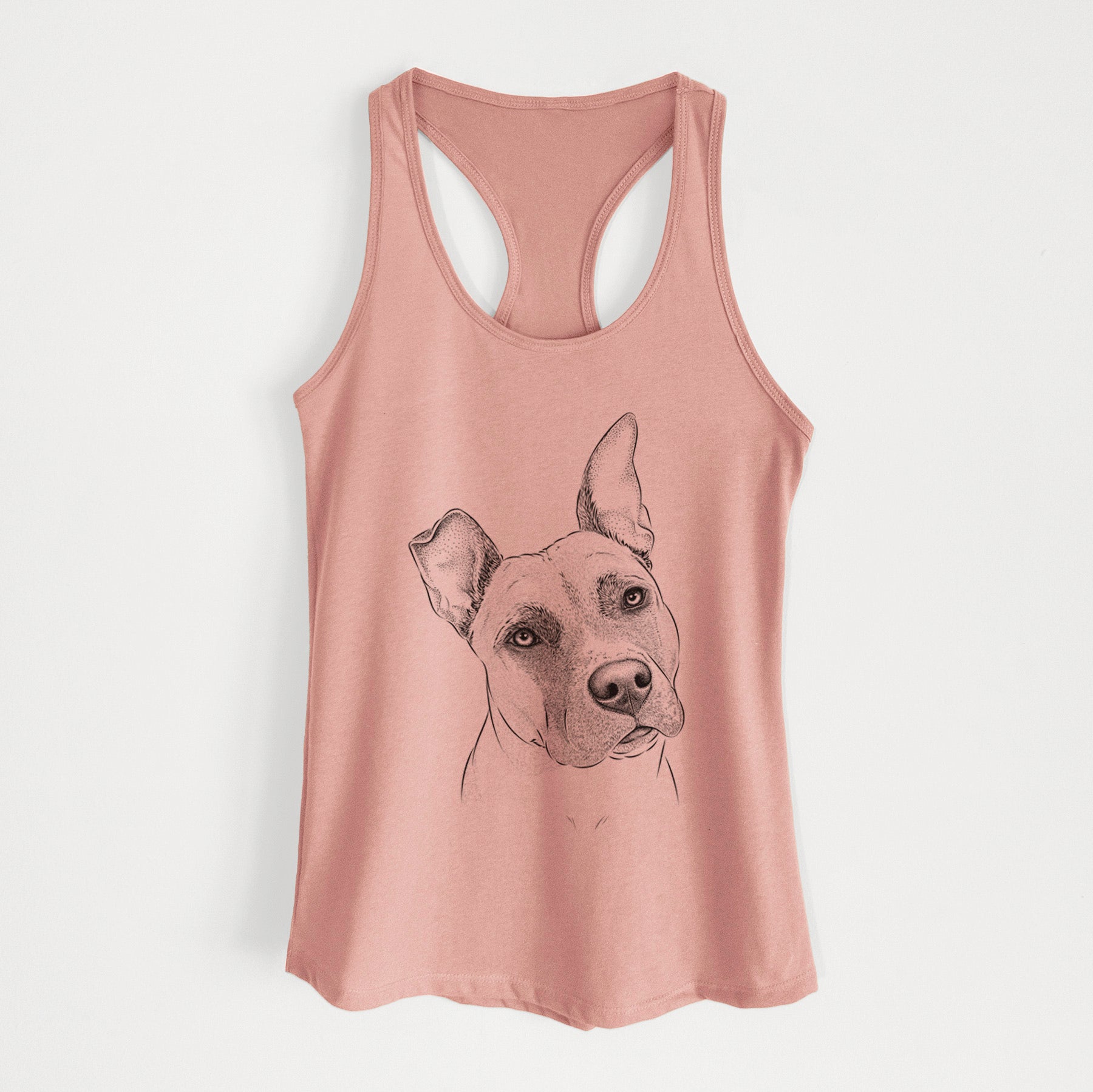 Ivy the Pitbull Mix - Women's Racerback Tanktop