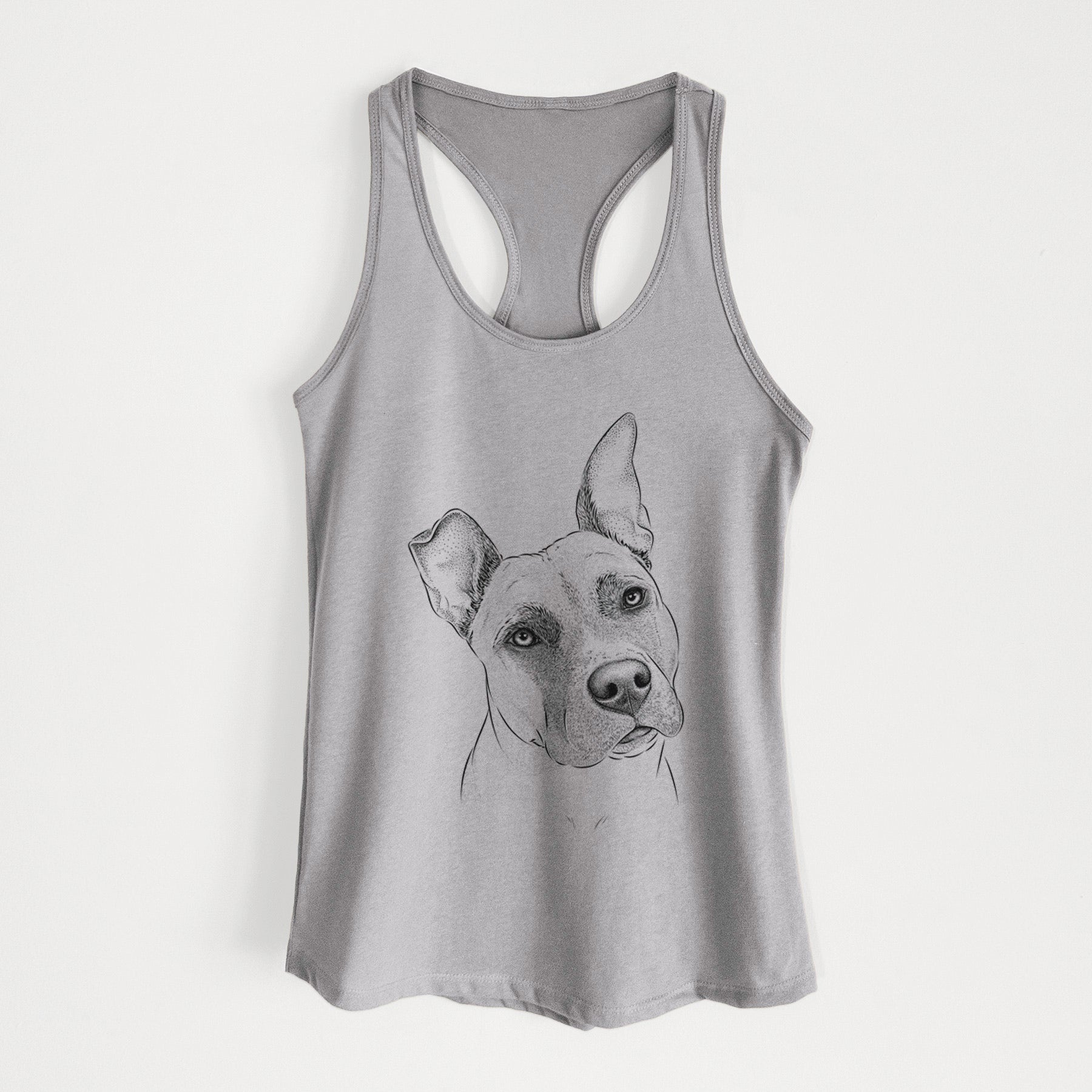 Ivy the Pitbull Mix - Women's Racerback Tanktop