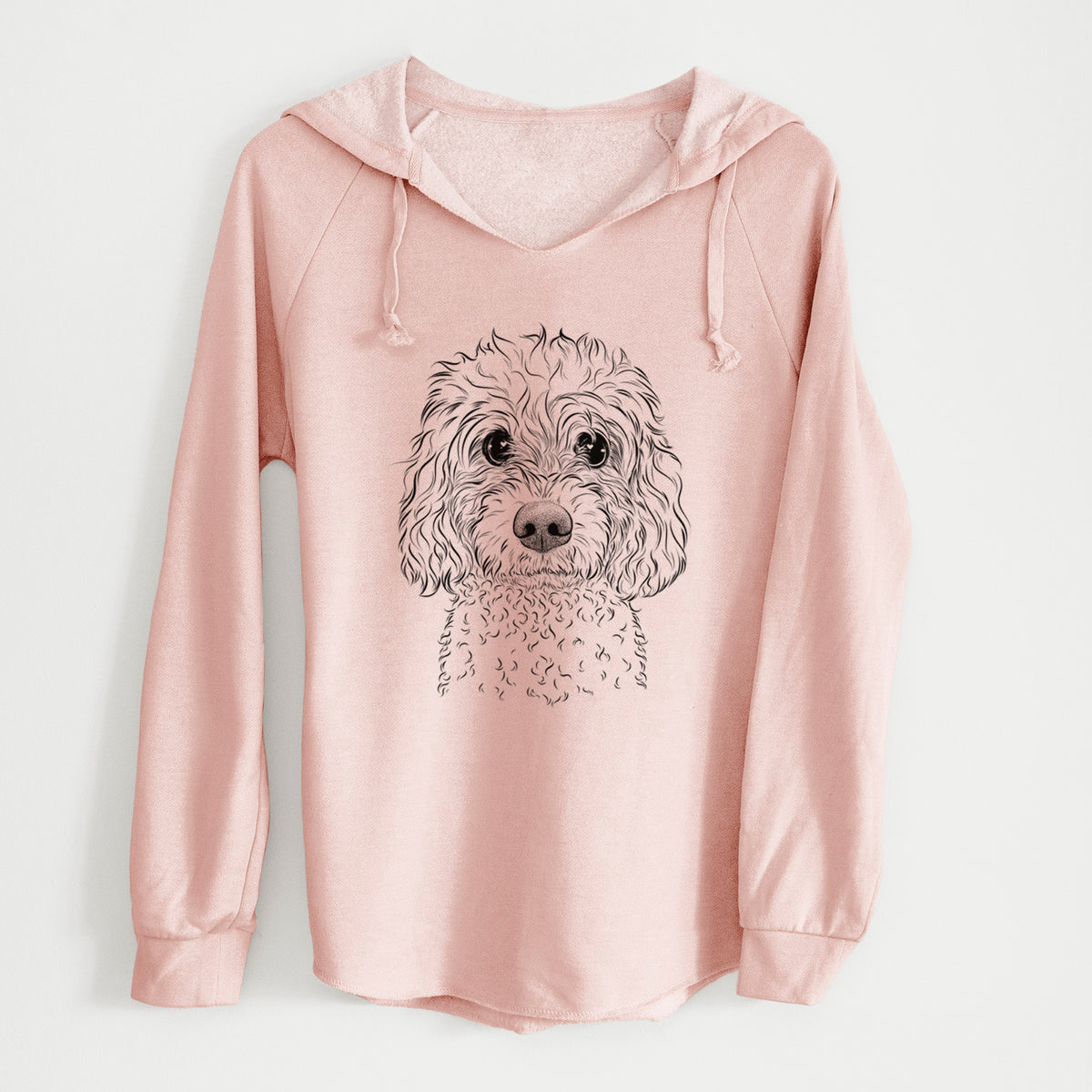 Bare Izzie the Cavachon - Cali Wave Hooded Sweatshirt