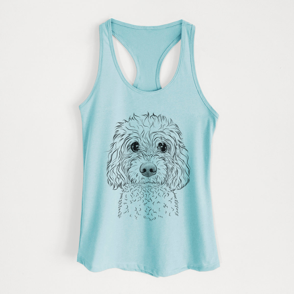 Izzie the Cavachon - Women's Racerback Tanktop