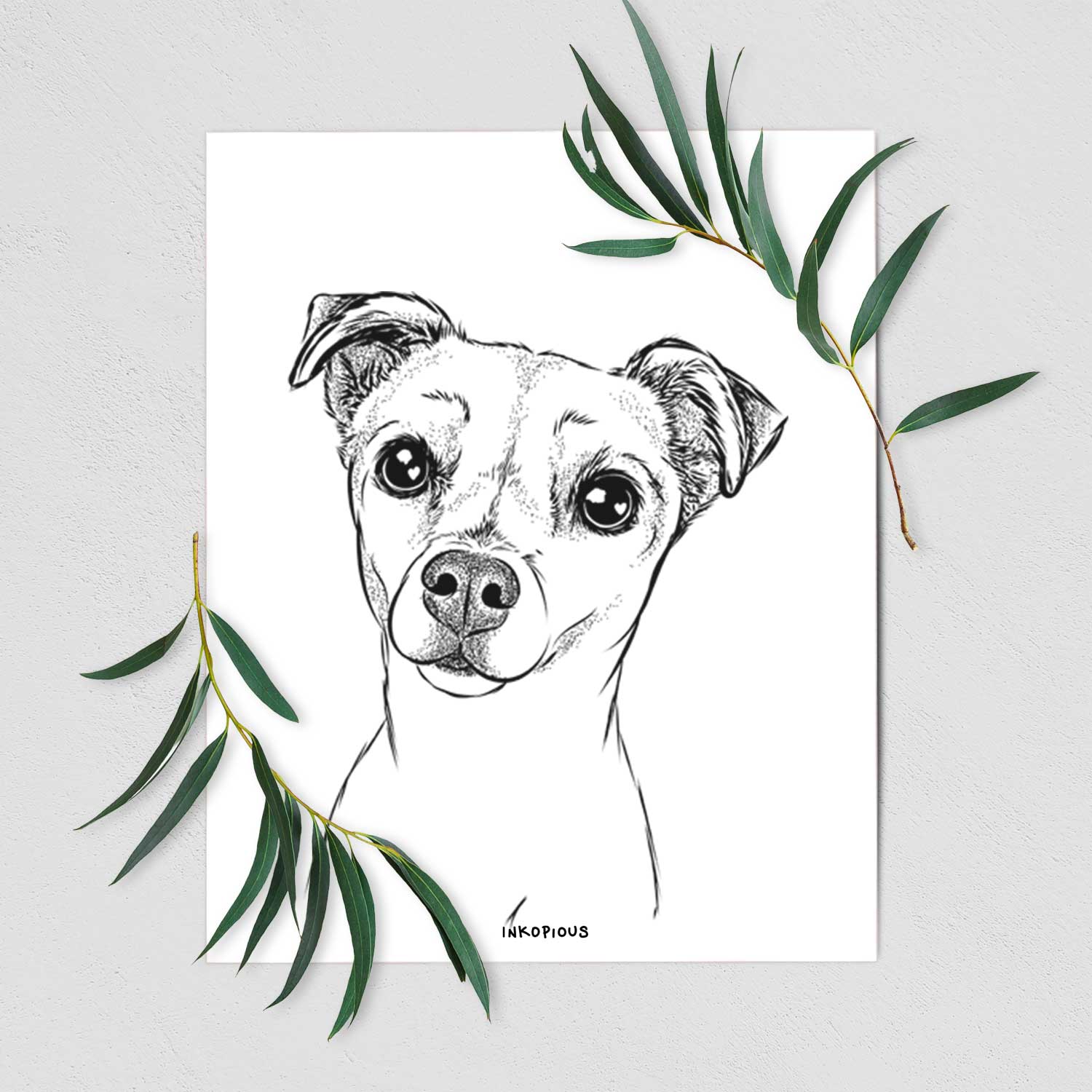 Izzy the Chiweenie Art Print