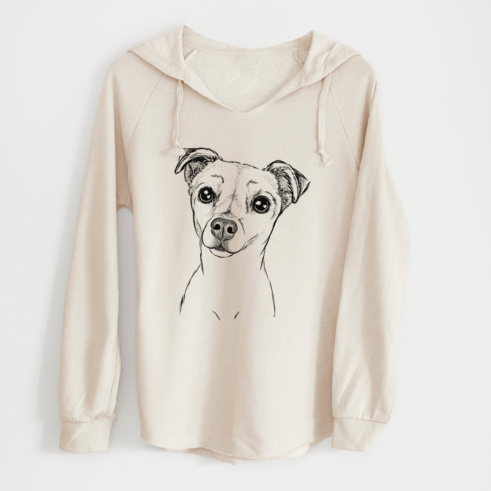 Bare Izzy the Chiweenie - Cali Wave Hooded Sweatshirt