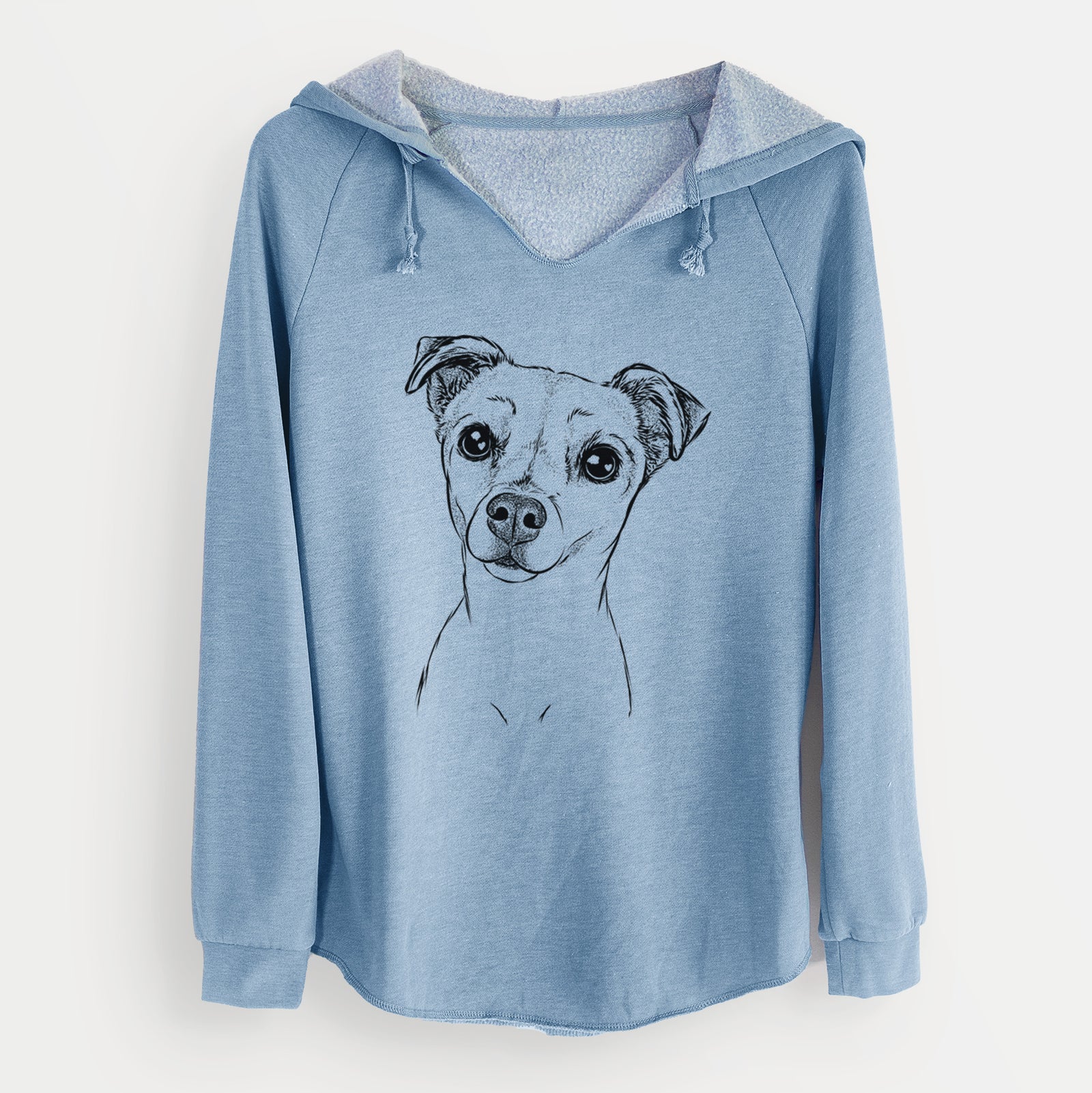 Bare Izzy the Chiweenie - Cali Wave Hooded Sweatshirt