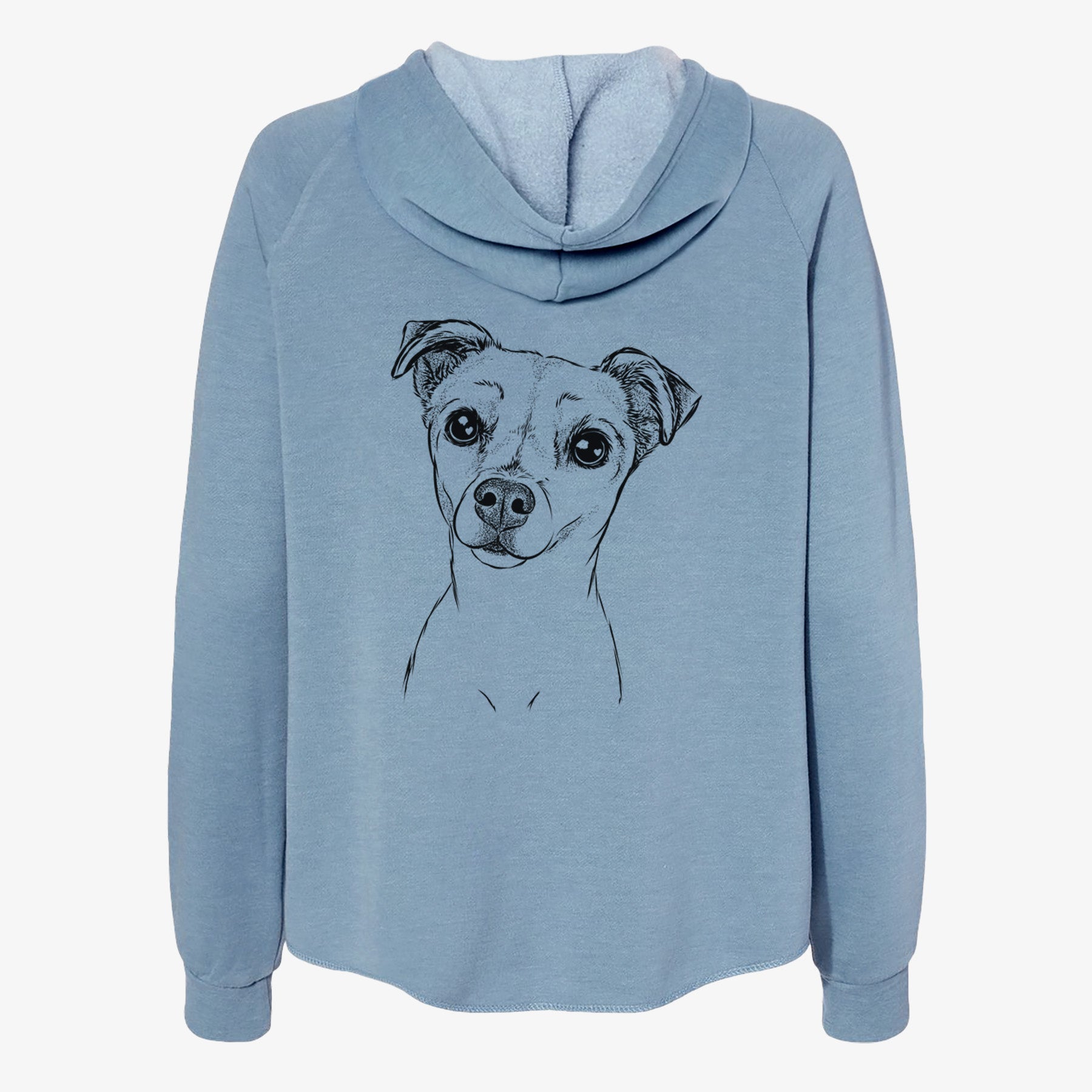 Izzy the Chiweenie - Women's Cali Wave Zip-Up Sweatshirt