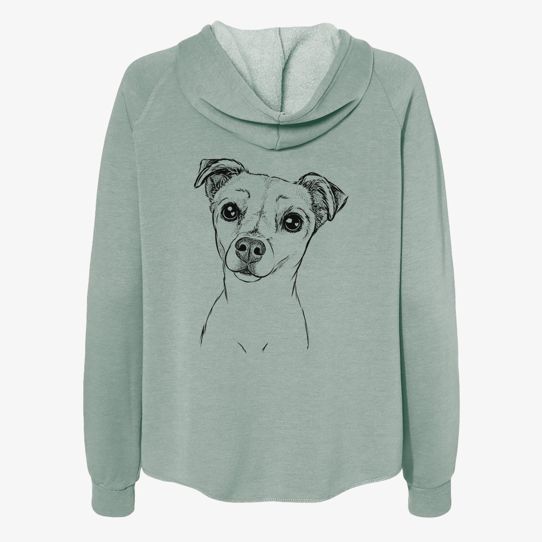 Izzy the Chiweenie - Women's Cali Wave Zip-Up Sweatshirt