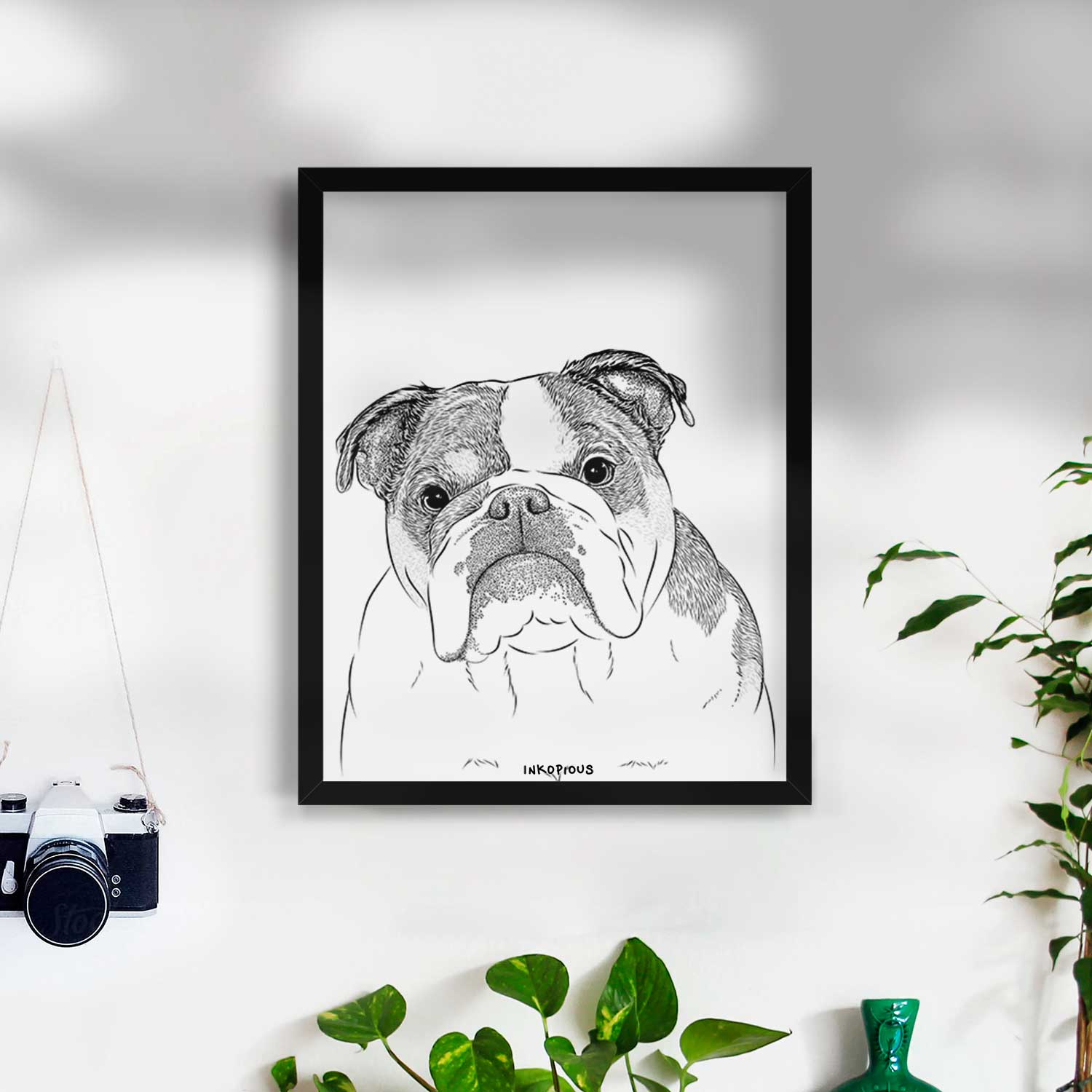 Jack the English Bulldog Art Print