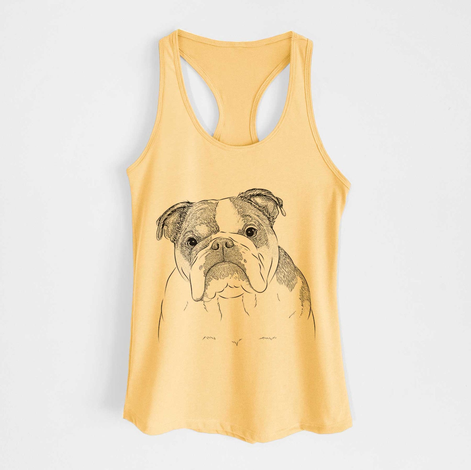Jack the English Bulldog - Women's Racerback Tanktop