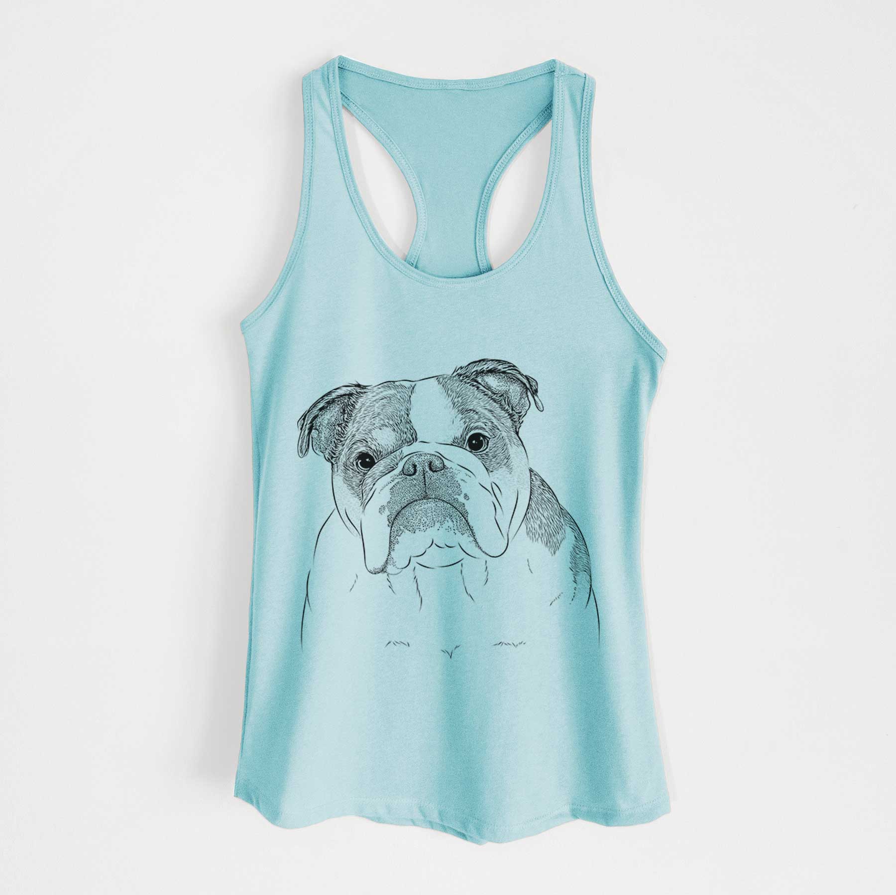 Jack the English Bulldog - Women's Racerback Tanktop