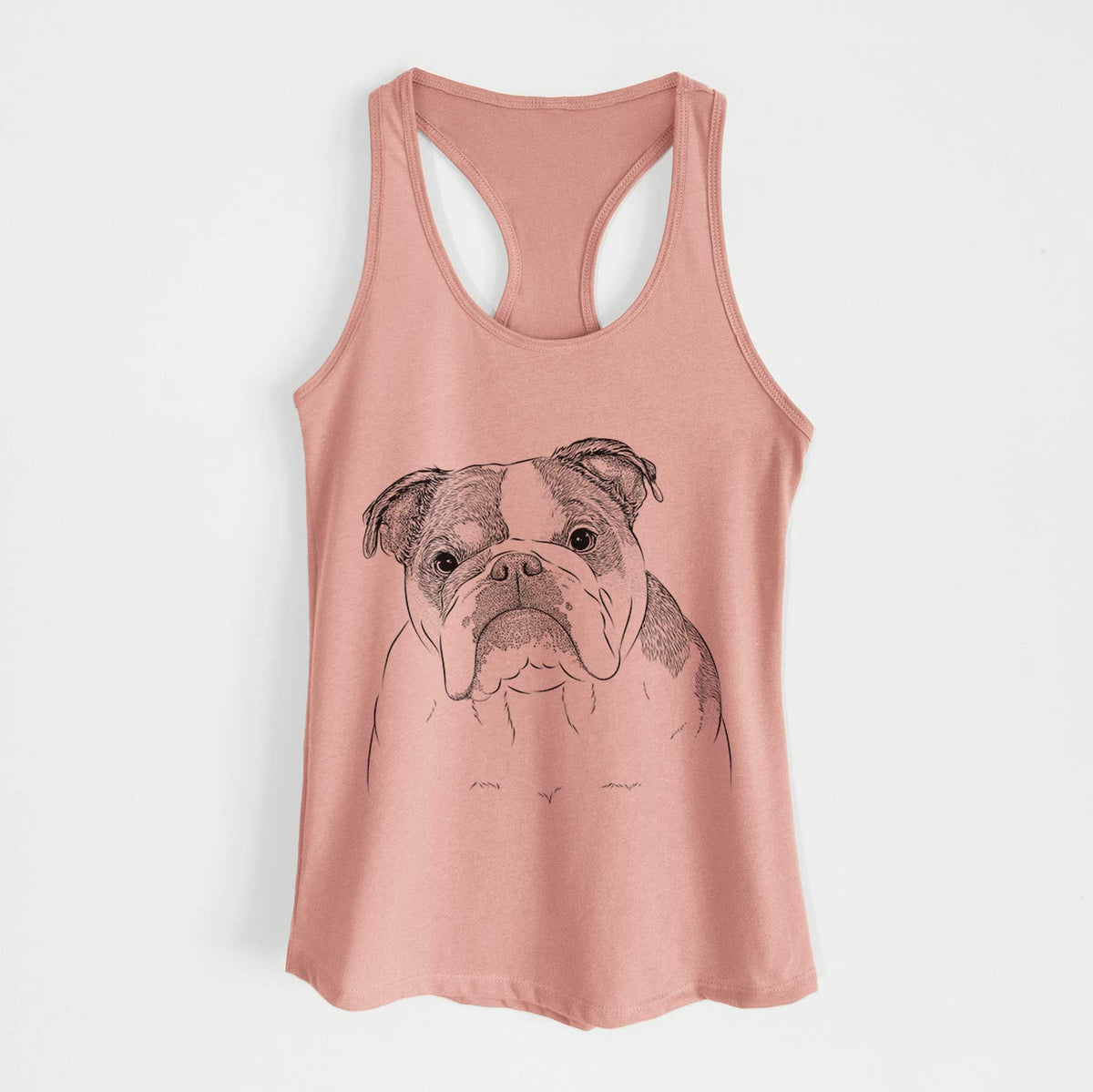 Jack the English Bulldog - Women's Racerback Tanktop