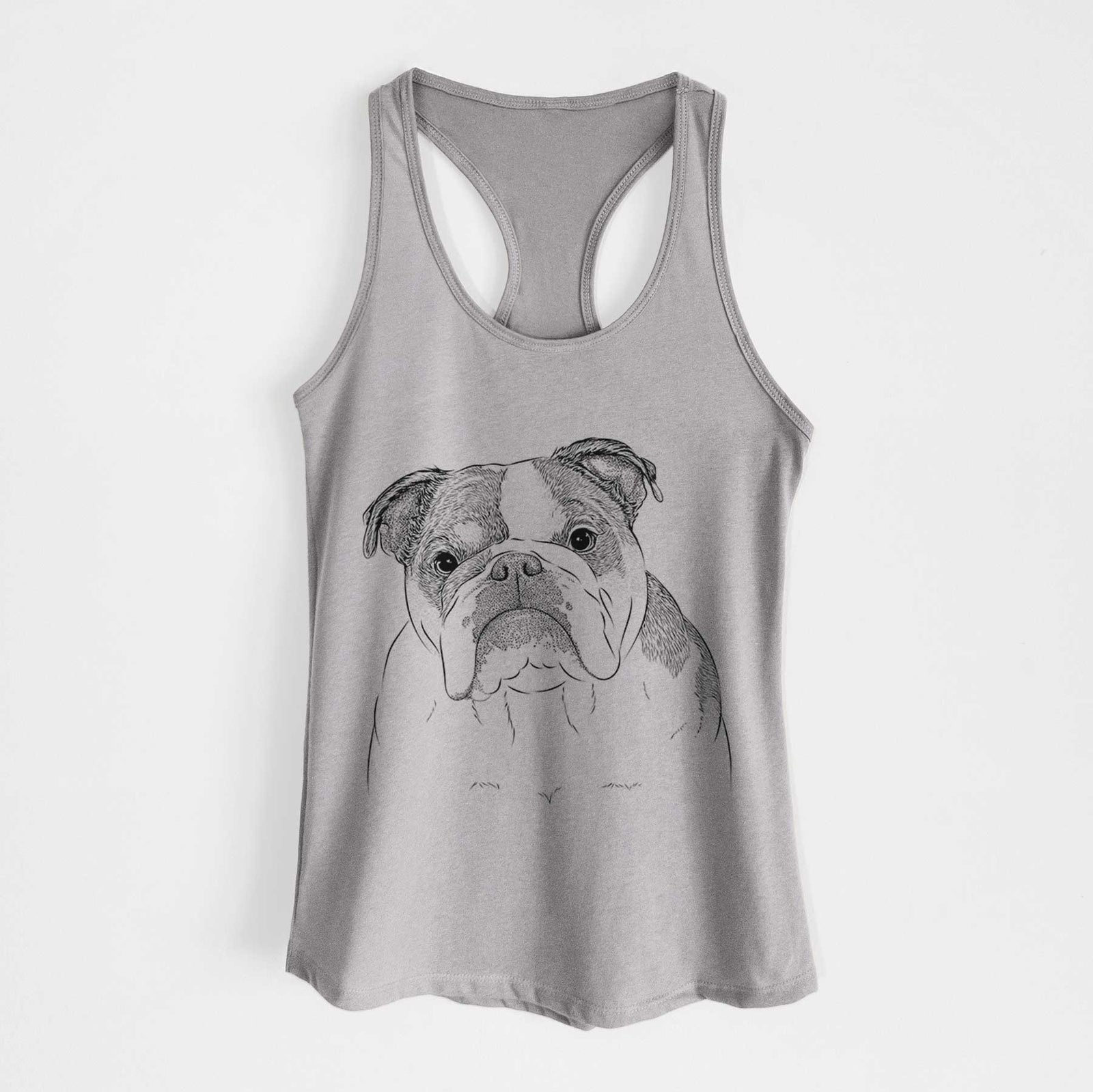 Jack the English Bulldog - Women's Racerback Tanktop