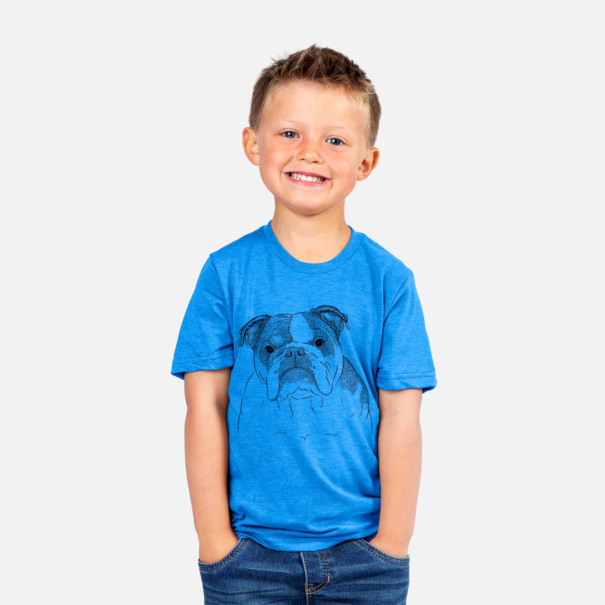 Bare Jack the English Bulldog - Kids/Youth/Toddler Shirt