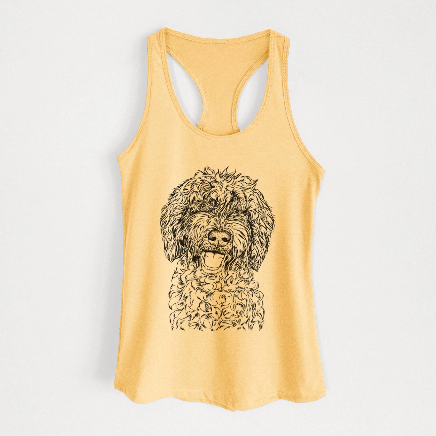 Jack the Chocolate Labradoodle - Women's Racerback Tanktop