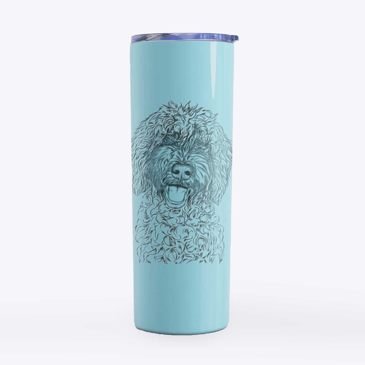 Jack the Chocolate Labradoodle - 20oz Skinny Tumbler