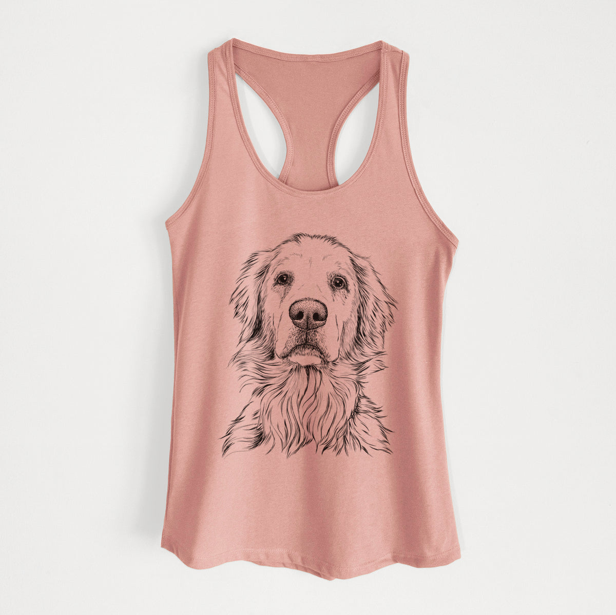 Jake aroni the Golden Retriever - Women's Racerback Tanktop