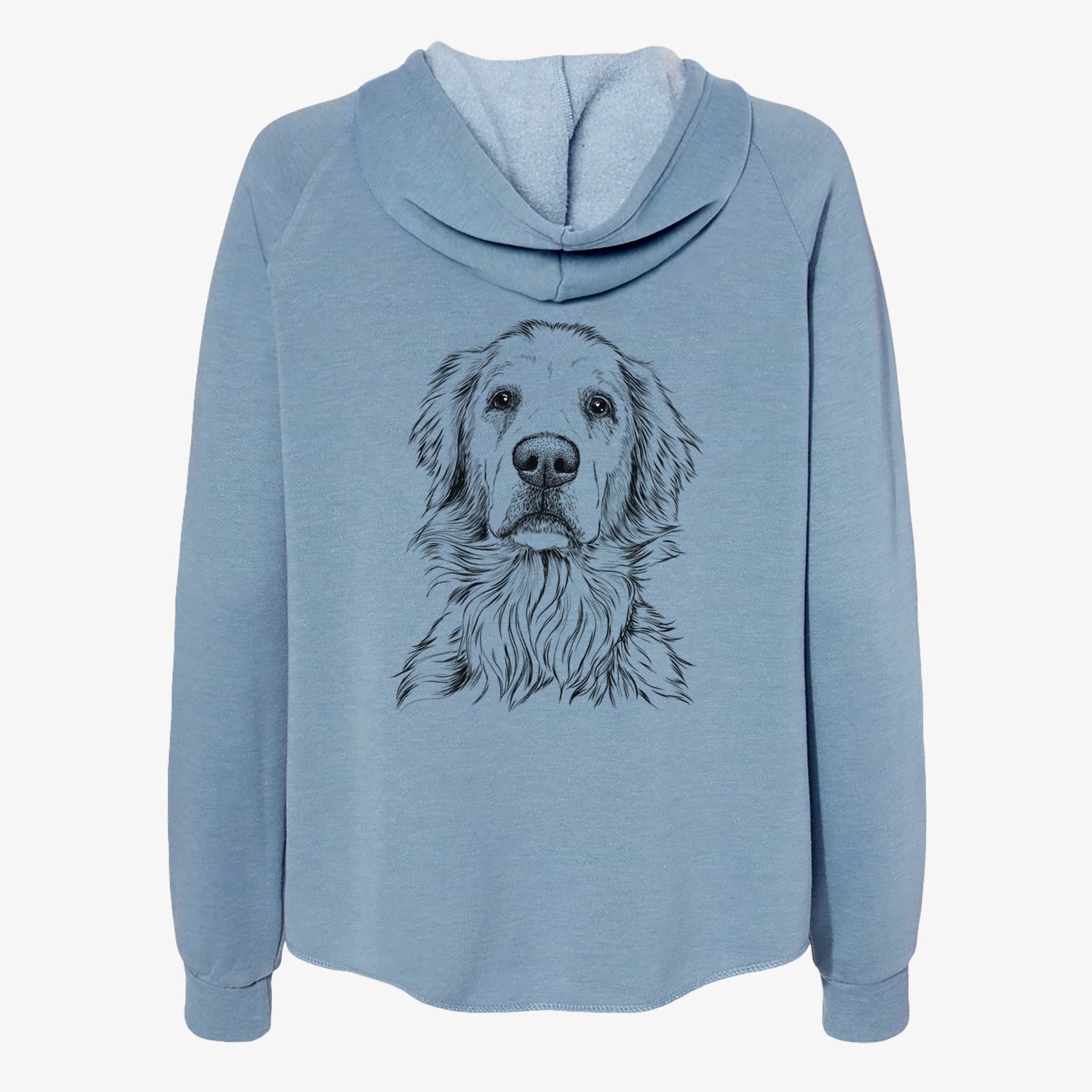 Jake aroni the Golden Retriever - Women's Cali Wave Zip-Up Sweatshirt