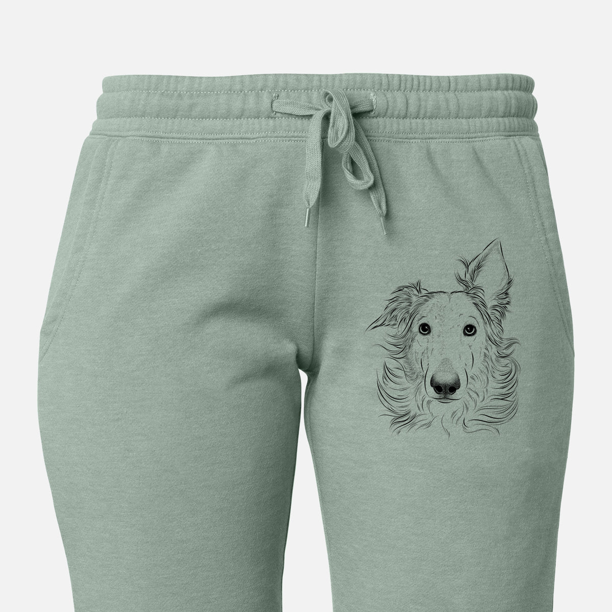 Jasha the Borzoi - Women&#39;s Cali Wave Joggers