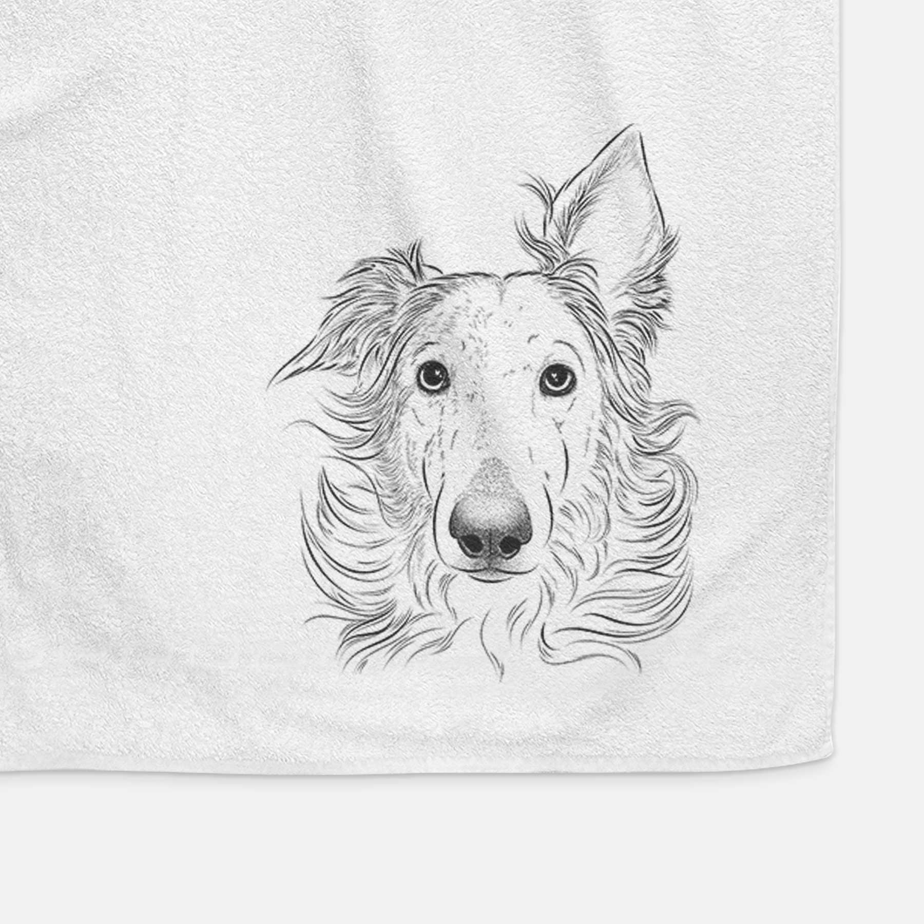 Jasha the Borzoi Decorative Hand Towel