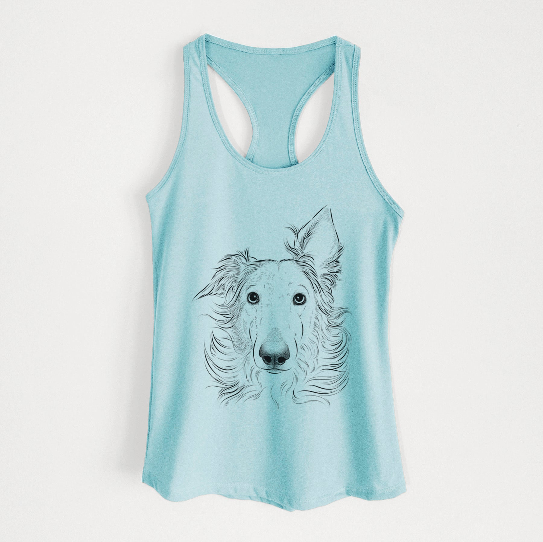 Jasha the Borzoi - Women's Racerback Tanktop