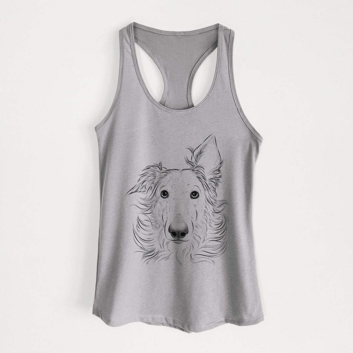 Jasha the Borzoi - Women&#39;s Racerback Tanktop