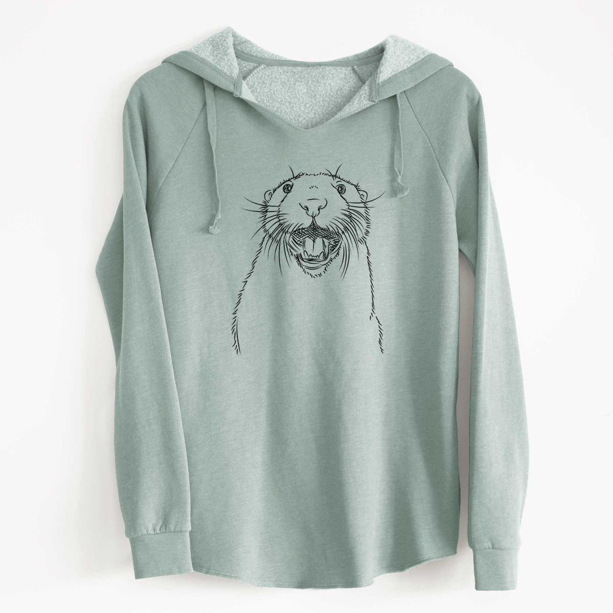 Bare Jasper the River Otter - Cali Wave Hooded Sweatshirt