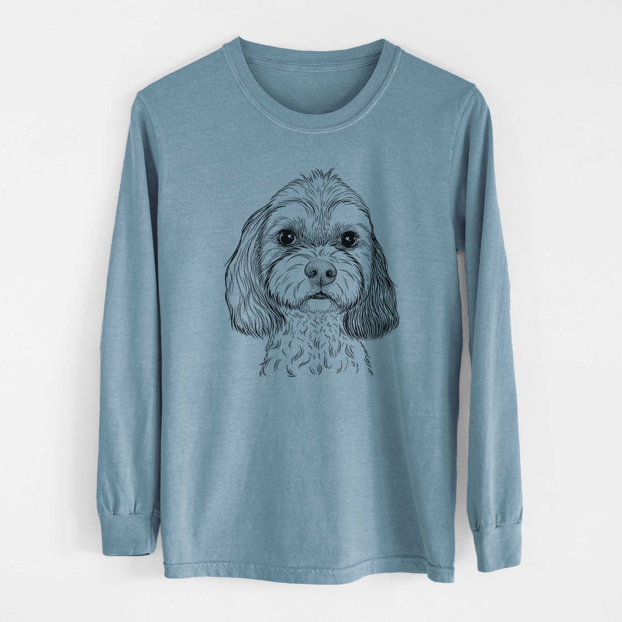 Bare Jasper Diggins the Cavapoo - Heavyweight 100% Cotton Long Sleeve