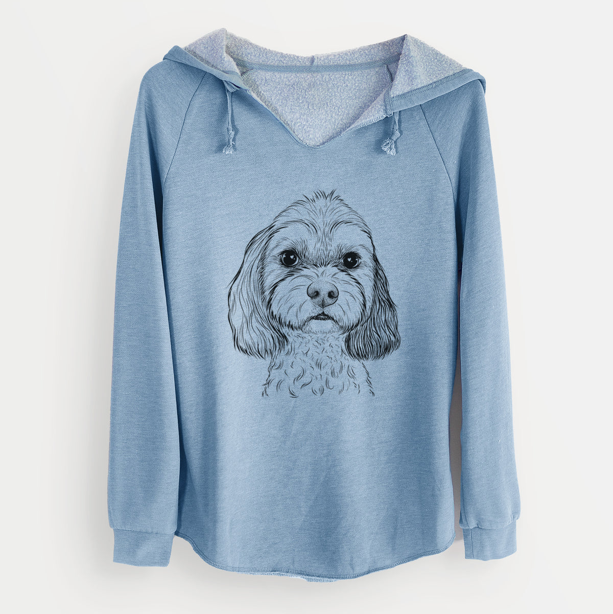 Bare Jasper Diggins the Cavapoo - Cali Wave Hooded Sweatshirt