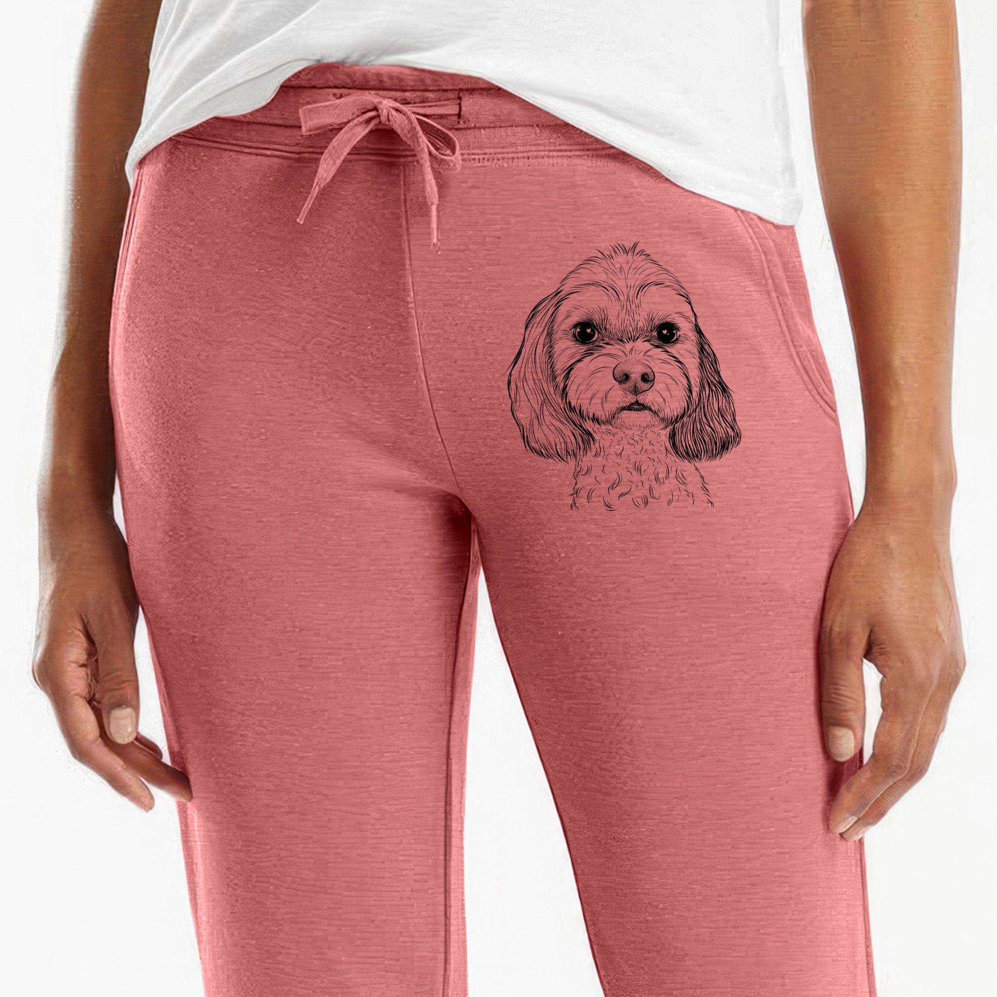 Jasper Diggins the Cavapoo - Women's Cali Wave Joggers