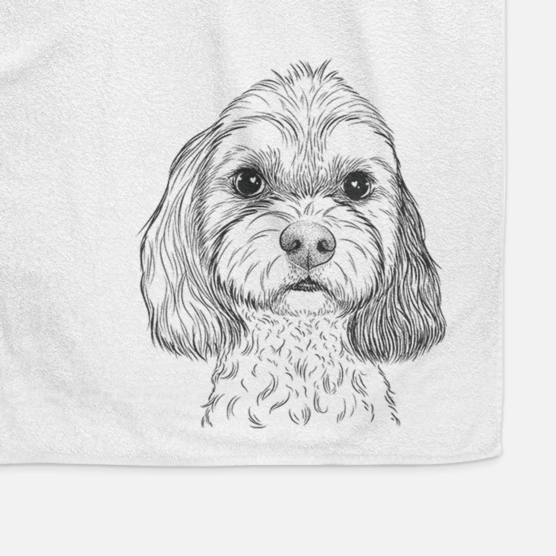 Jasper Diggins the Cavapoo Decorative Hand Towel