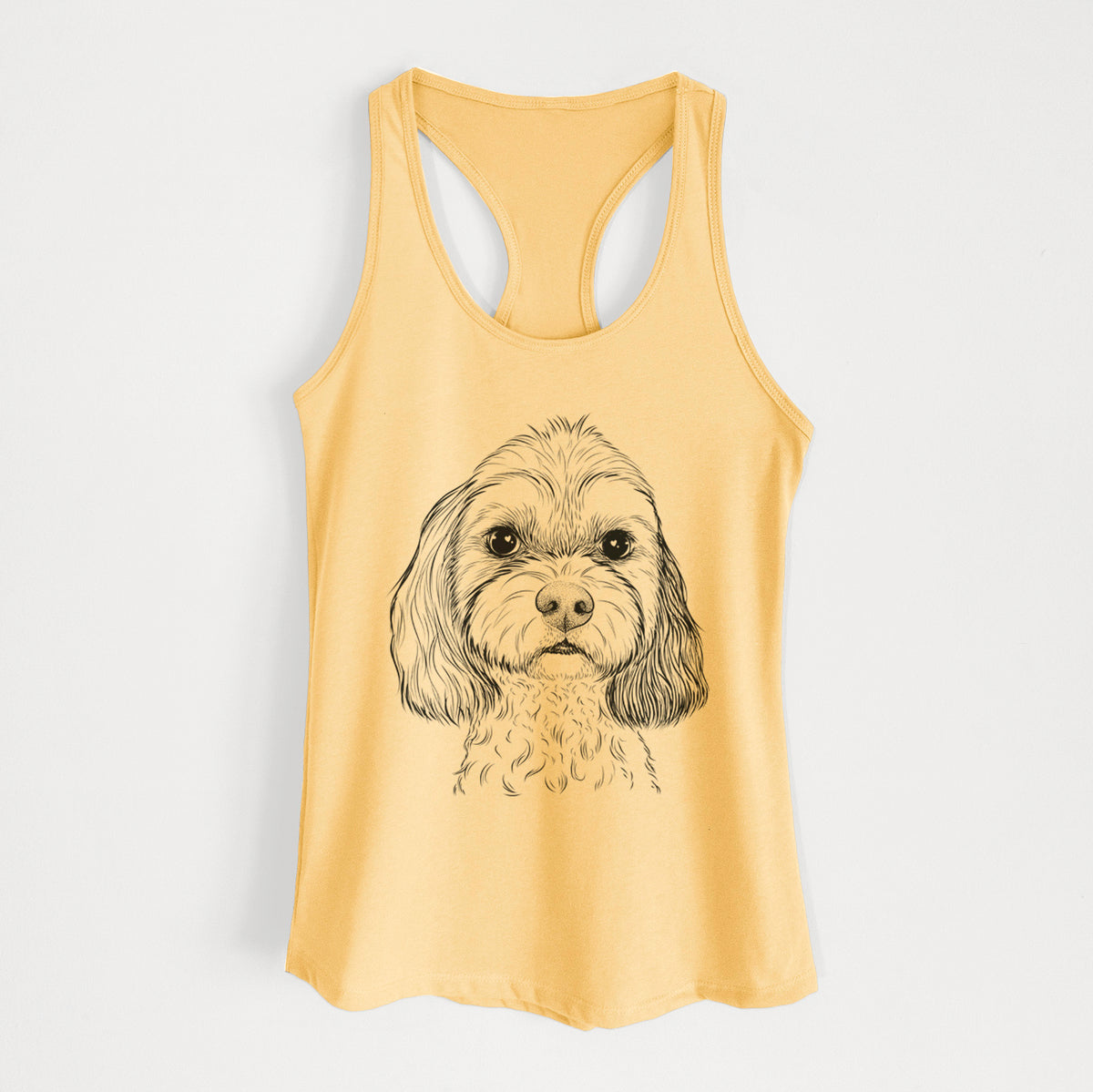 Jasper Diggins the Cavapoo - Women's Racerback Tanktop