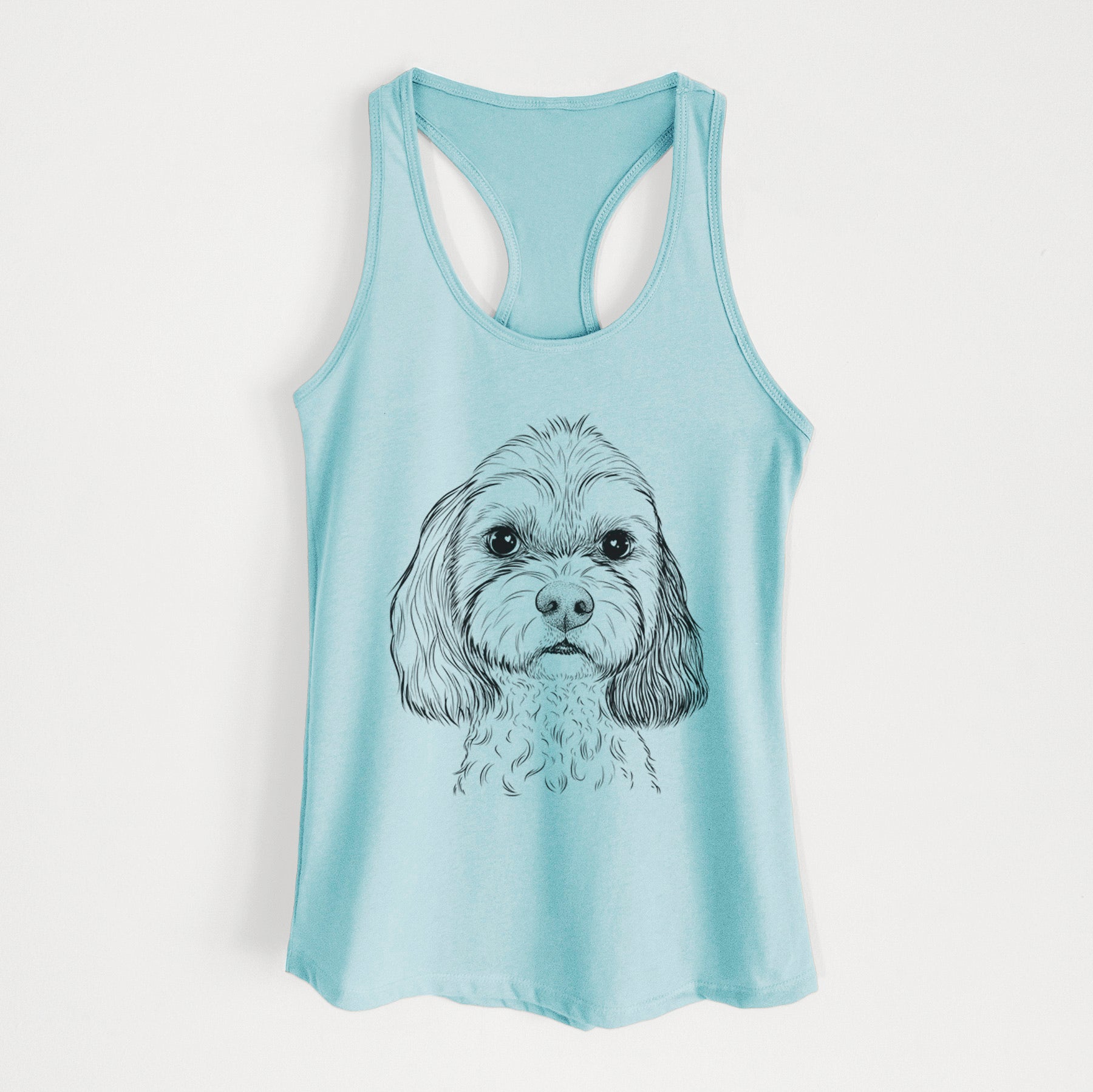 Jasper Diggins the Cavapoo - Women's Racerback Tanktop