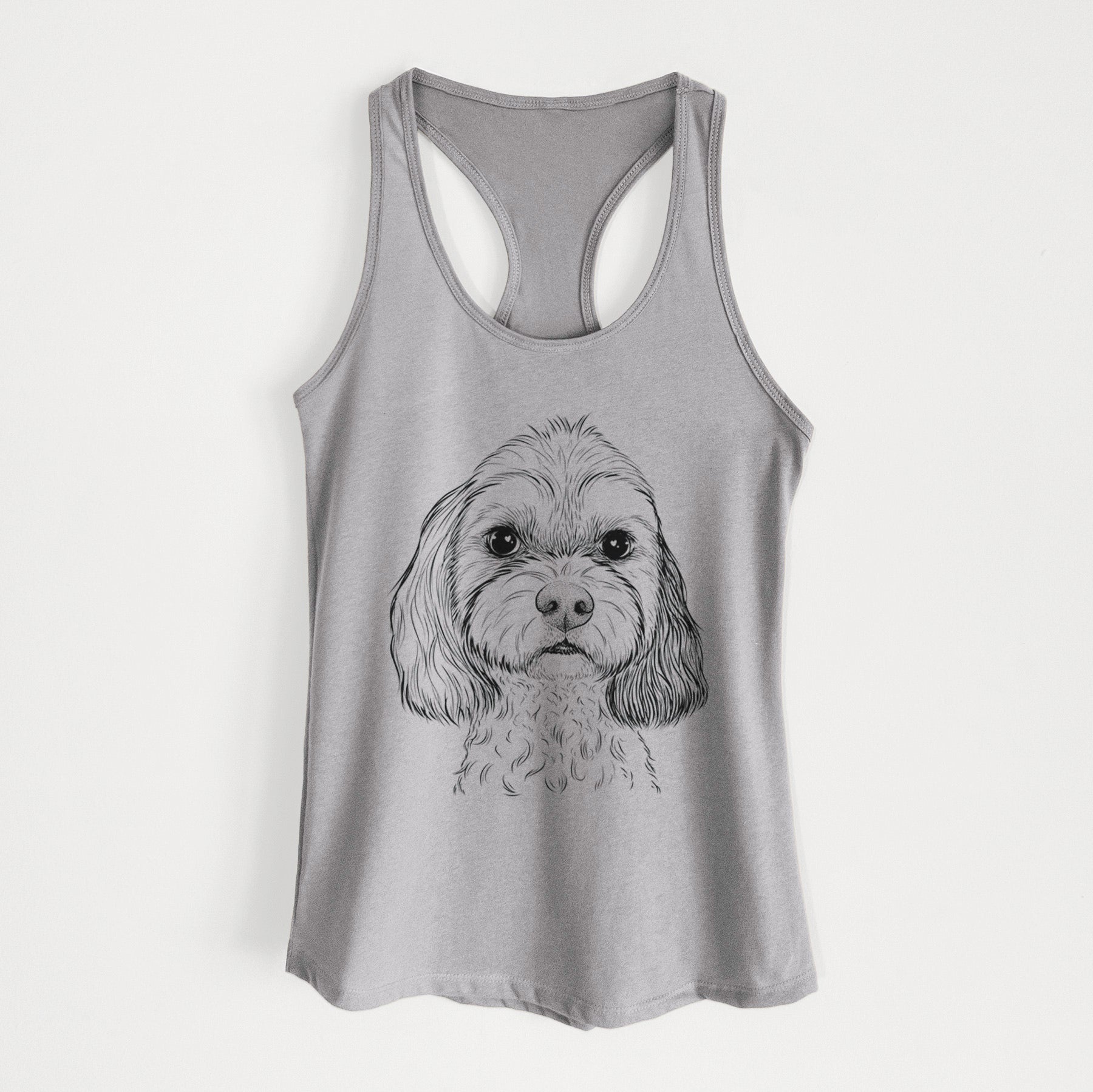 Jasper Diggins the Cavapoo - Women's Racerback Tanktop