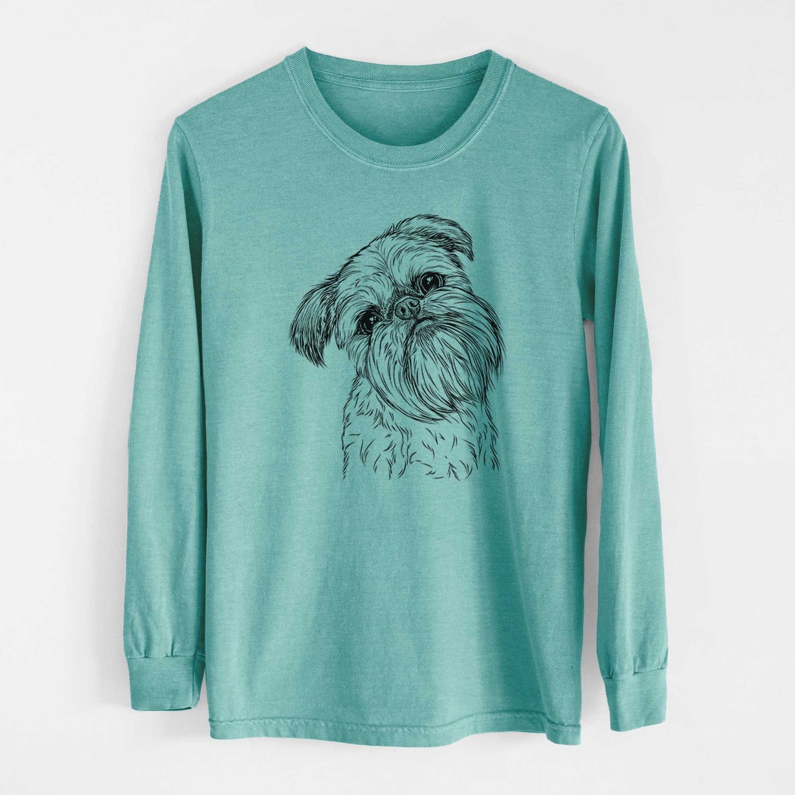 Bare Jasper Joe the Brussels Griffon - Heavyweight 100% Cotton Long Sleeve
