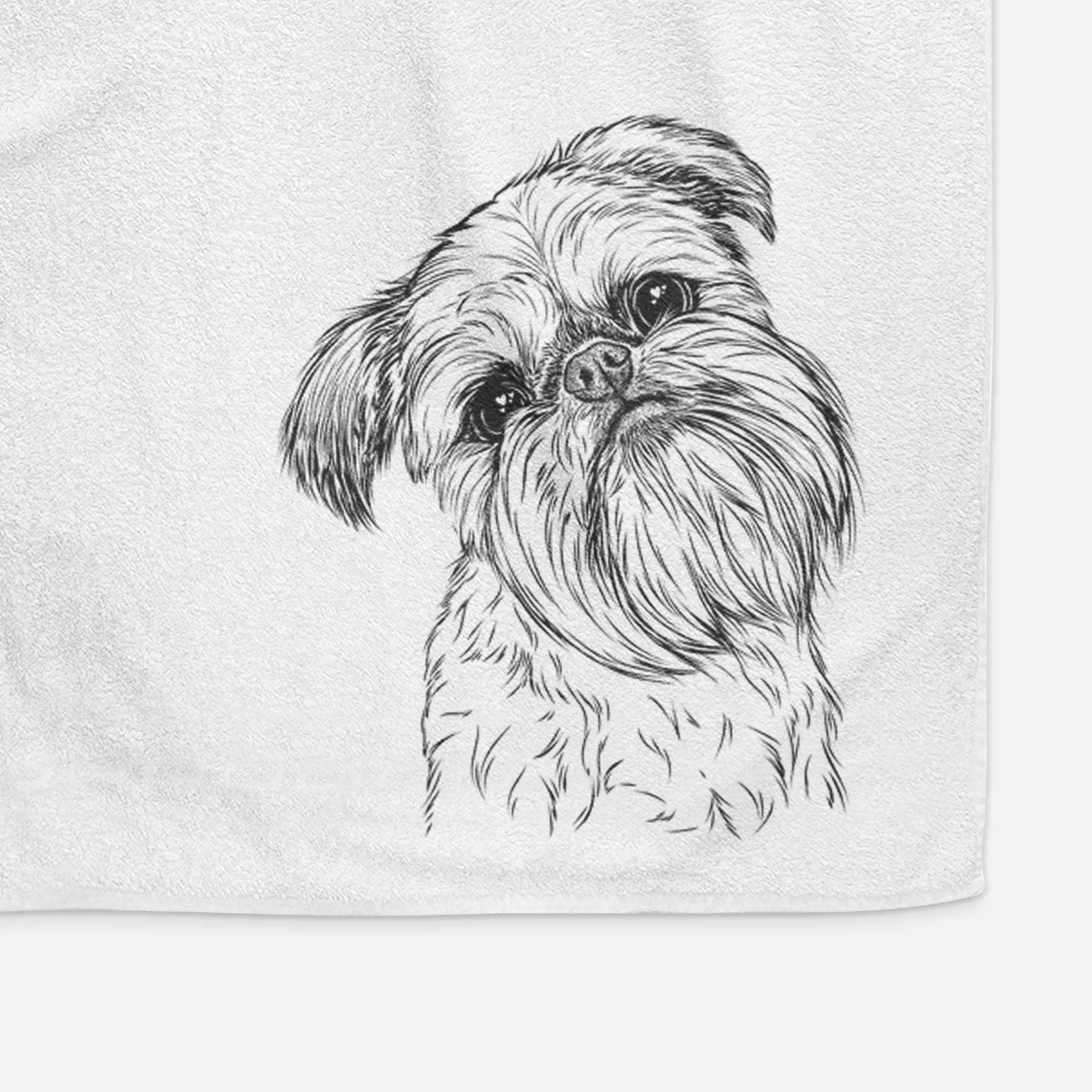 Jasper Joe the Brussels Griffon Decorative Hand Towel