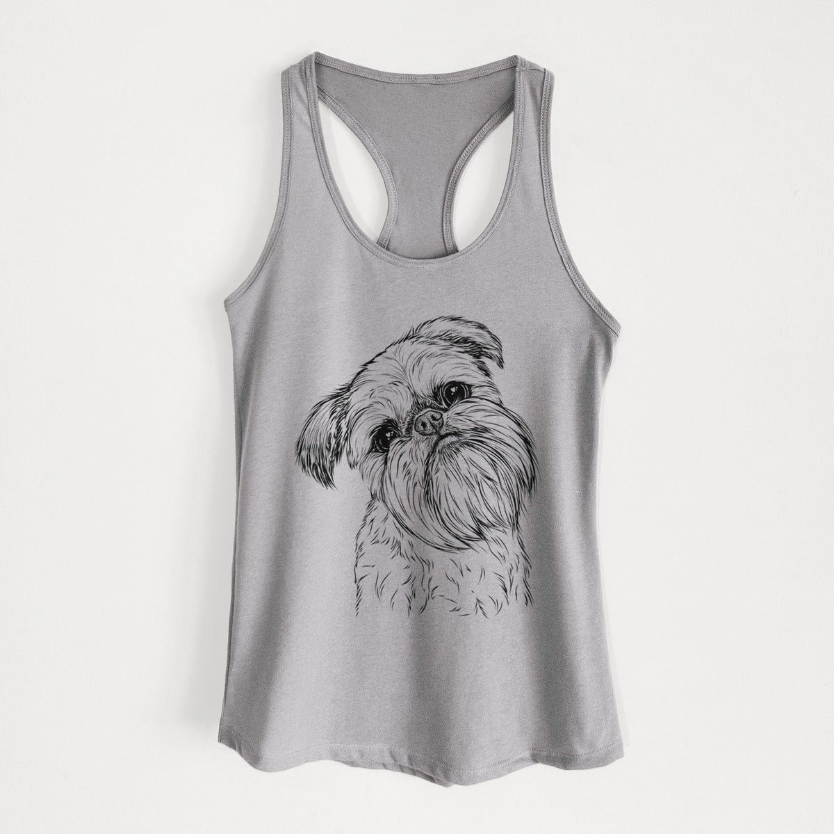 Jasper Joe the Brussels Griffon - Women&#39;s Racerback Tanktop