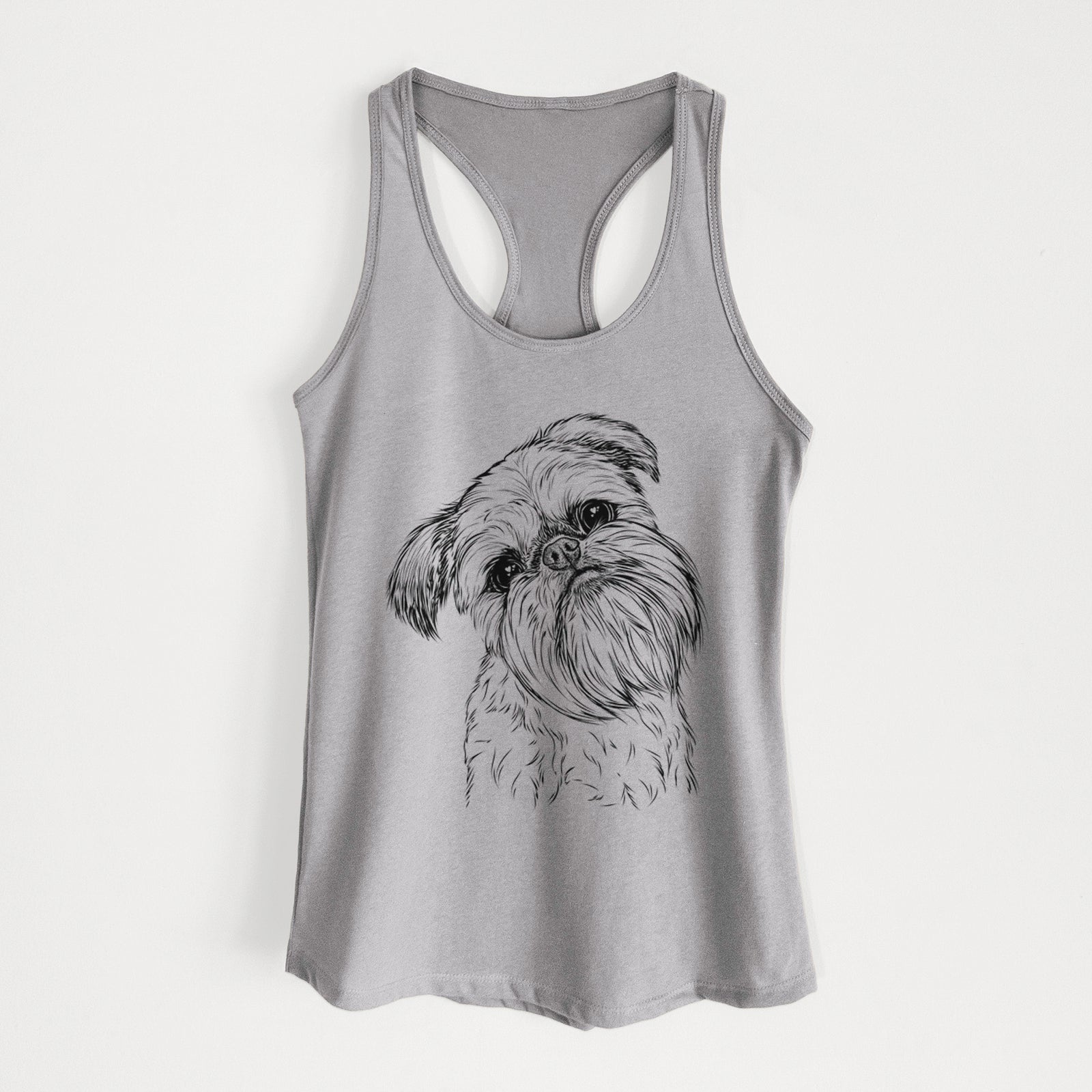 Jasper Joe the Brussels Griffon - Women's Racerback Tanktop