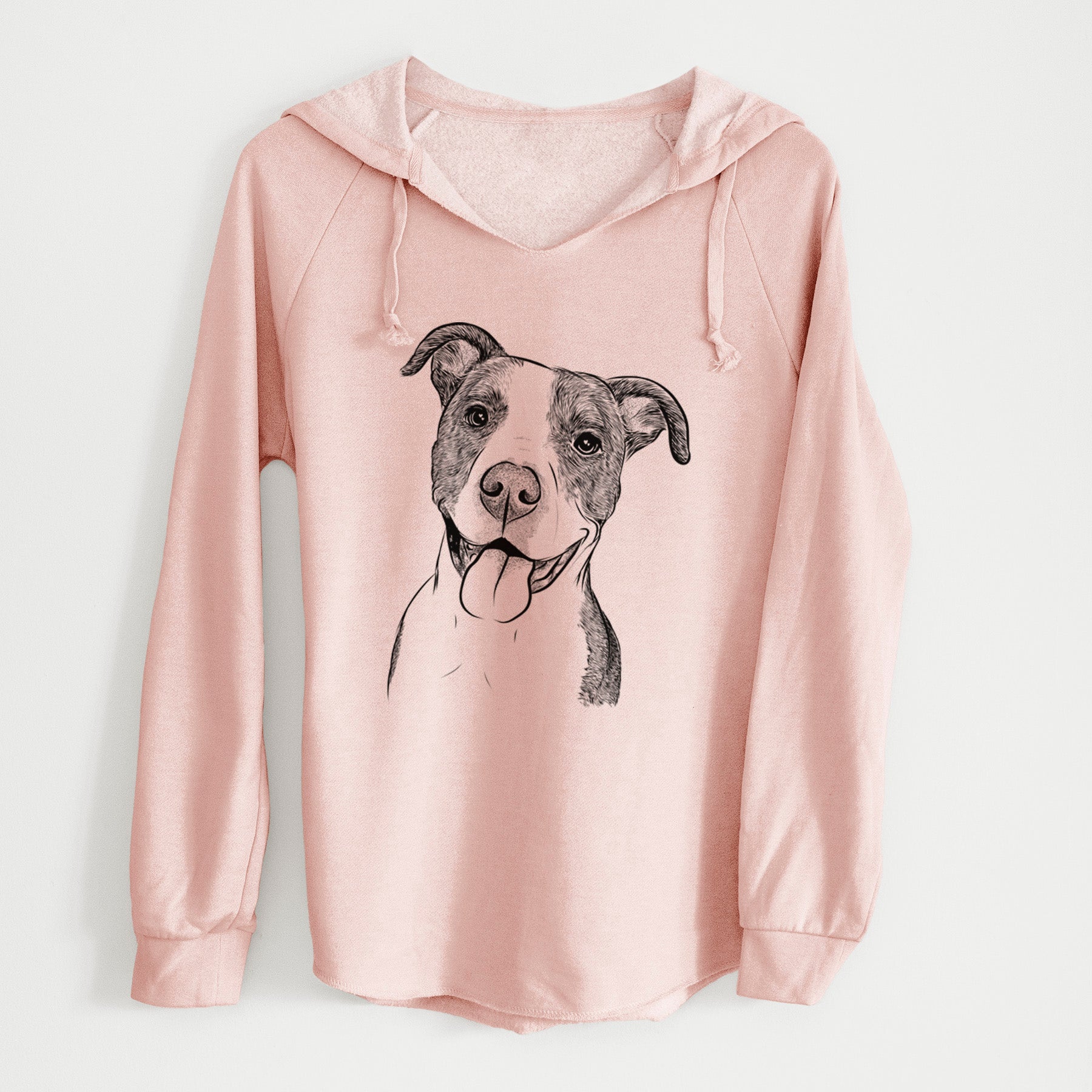 Bare Jax the American Pitbull Terrier Mix - Cali Wave Hooded Sweatshirt