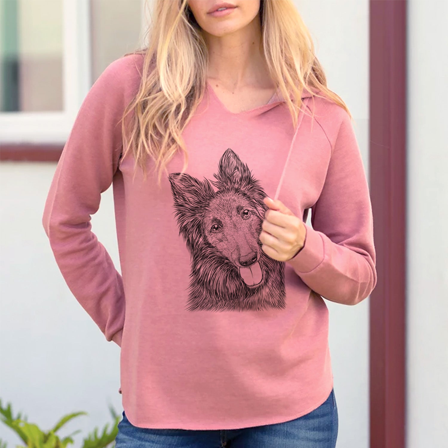 Bare Jaxx the Belgian Tervuren - Cali Wave Hooded Sweatshirt