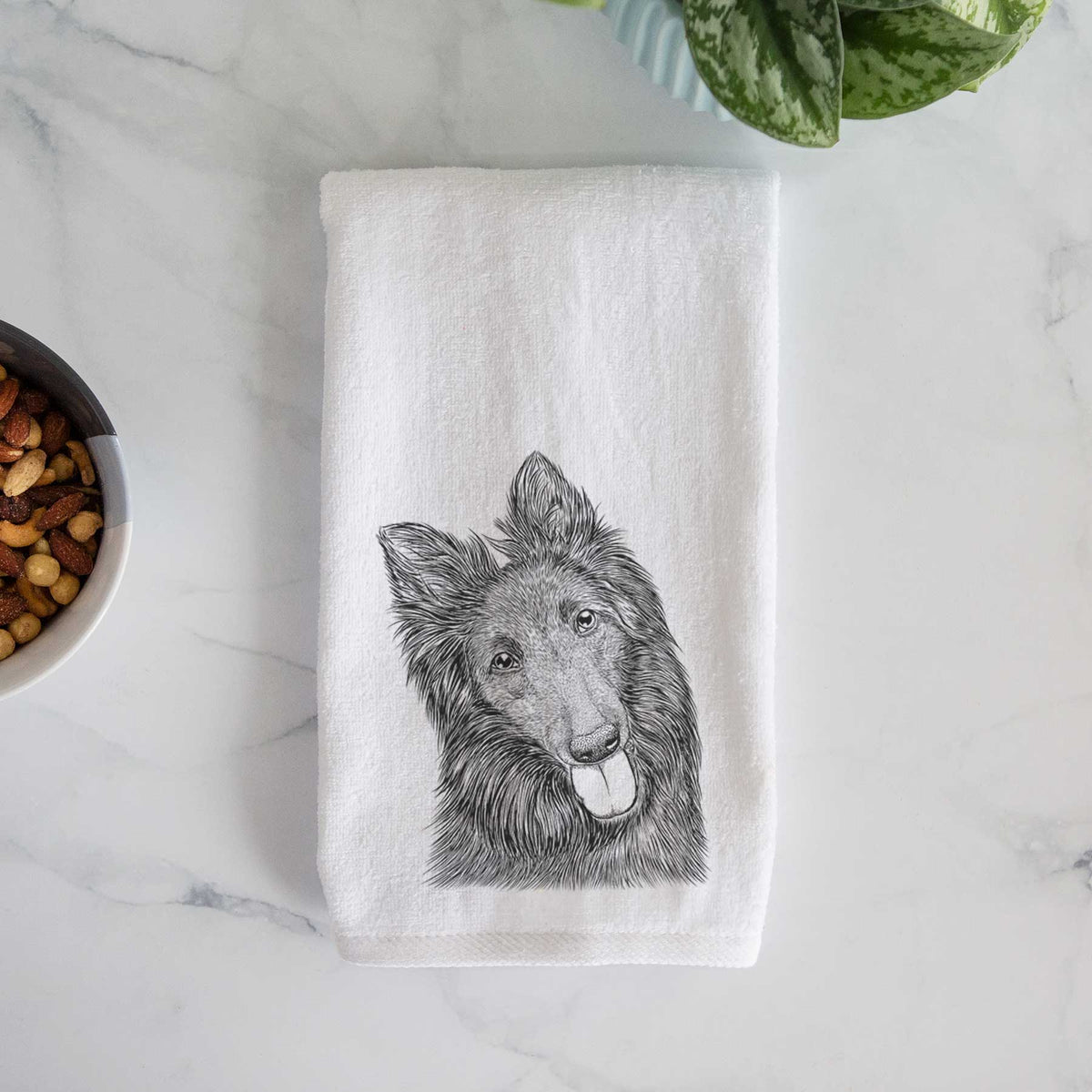 Jaxx the Belgian Tervuren Decorative Hand Towel