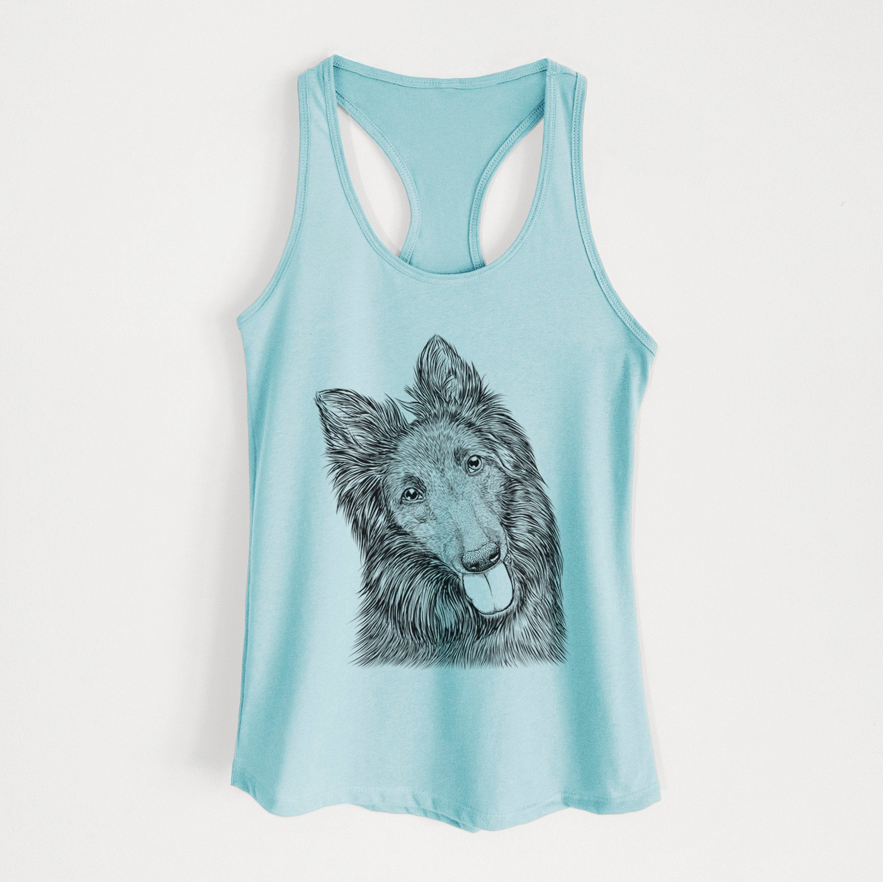 Jaxx the Belgian Tervuren - Women's Racerback Tanktop