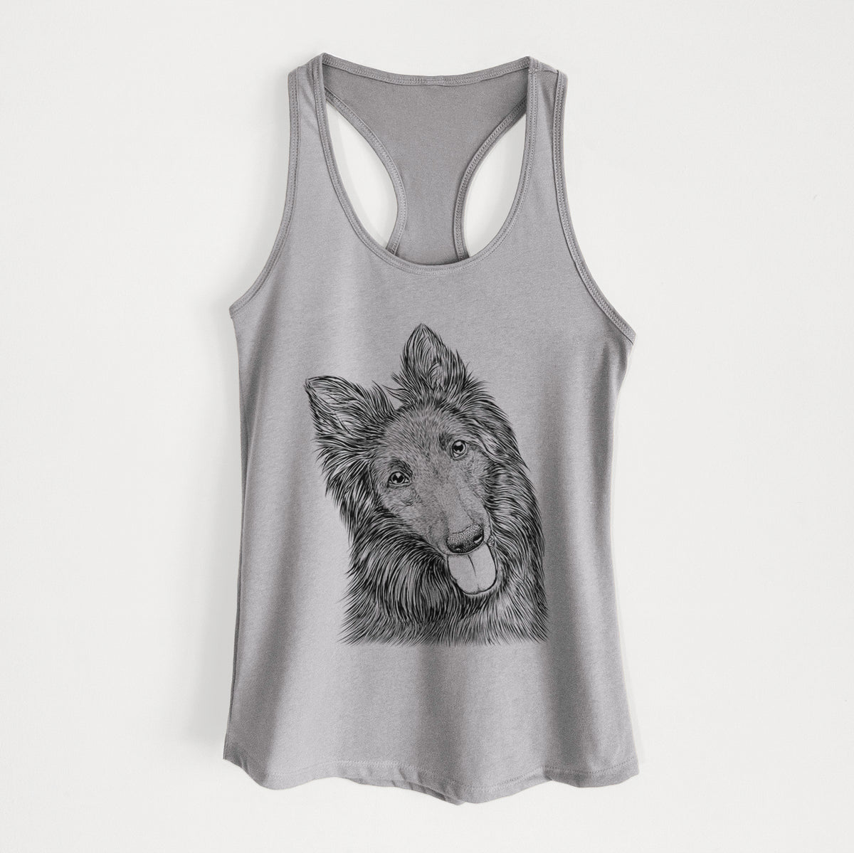 Jaxx the Belgian Tervuren - Women&#39;s Racerback Tanktop