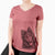 Bare Jaxx the Belgian Tervuren - Women's V-neck Shirt