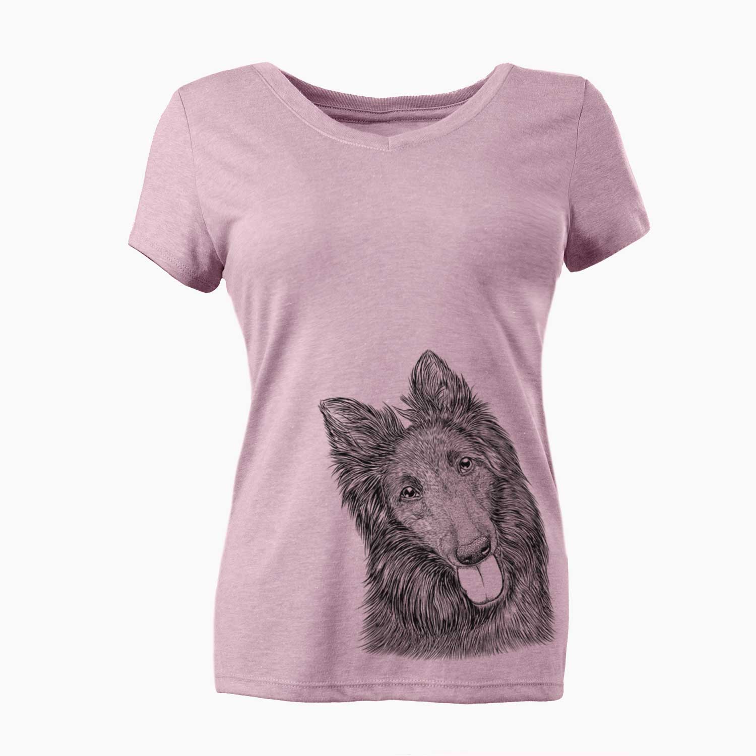 Bare Jaxx the Belgian Tervuren - Women's V-neck Shirt