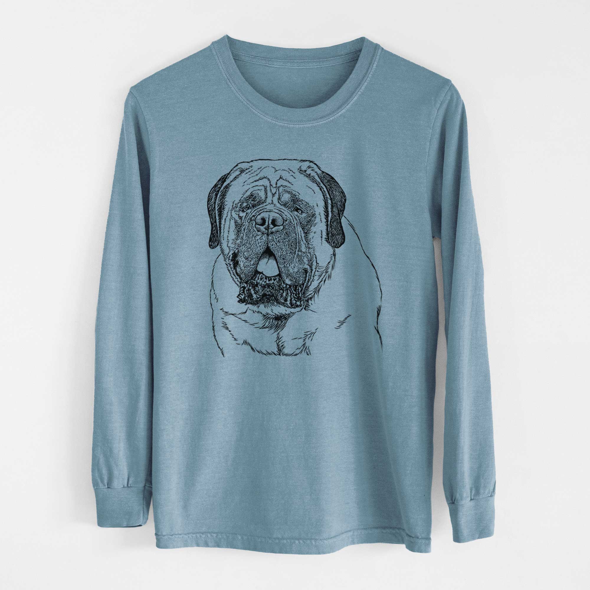 Bare Jed the English Mastiff - Heavyweight 100% Cotton Long Sleeve