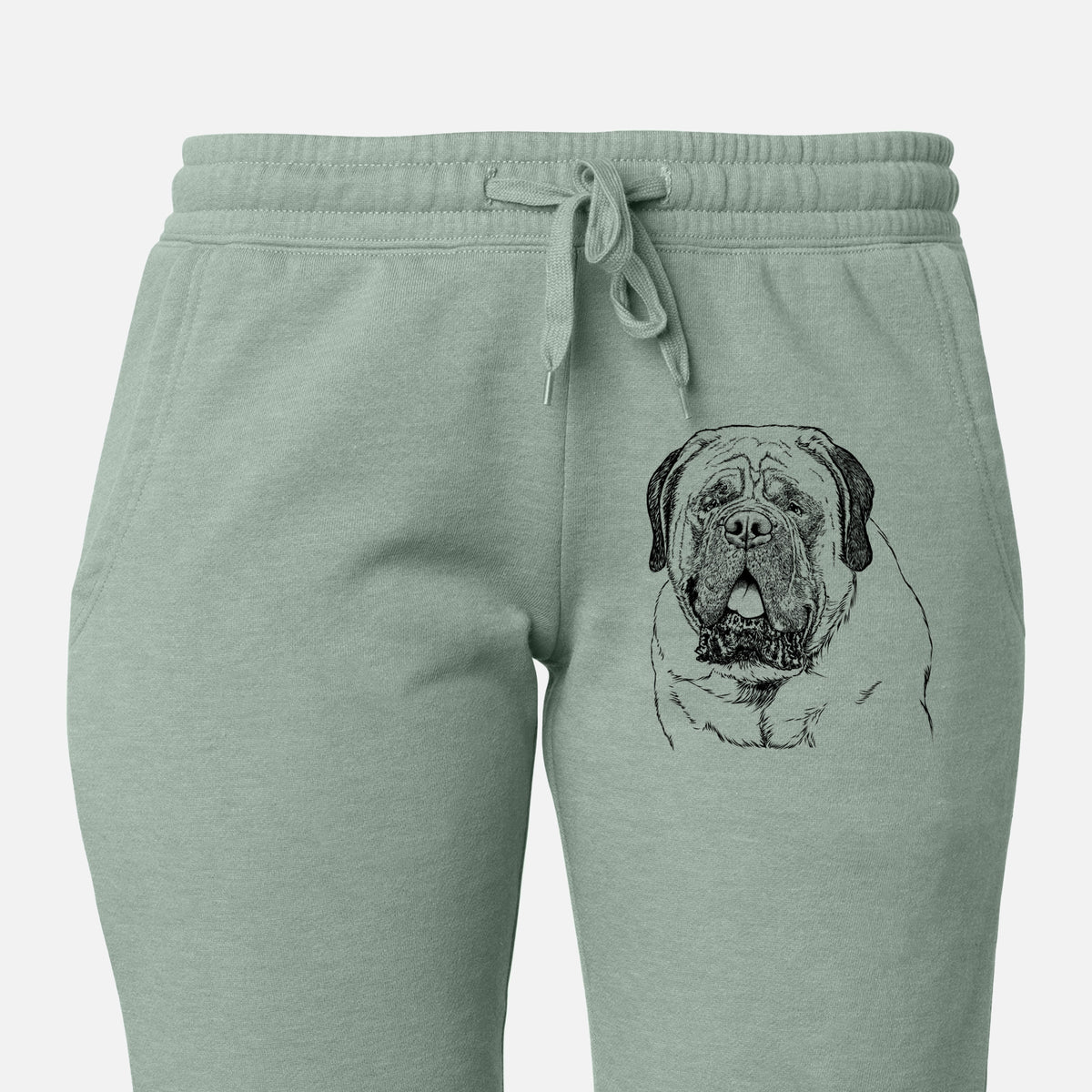 Jed the English Mastiff - Women&#39;s Cali Wave Joggers